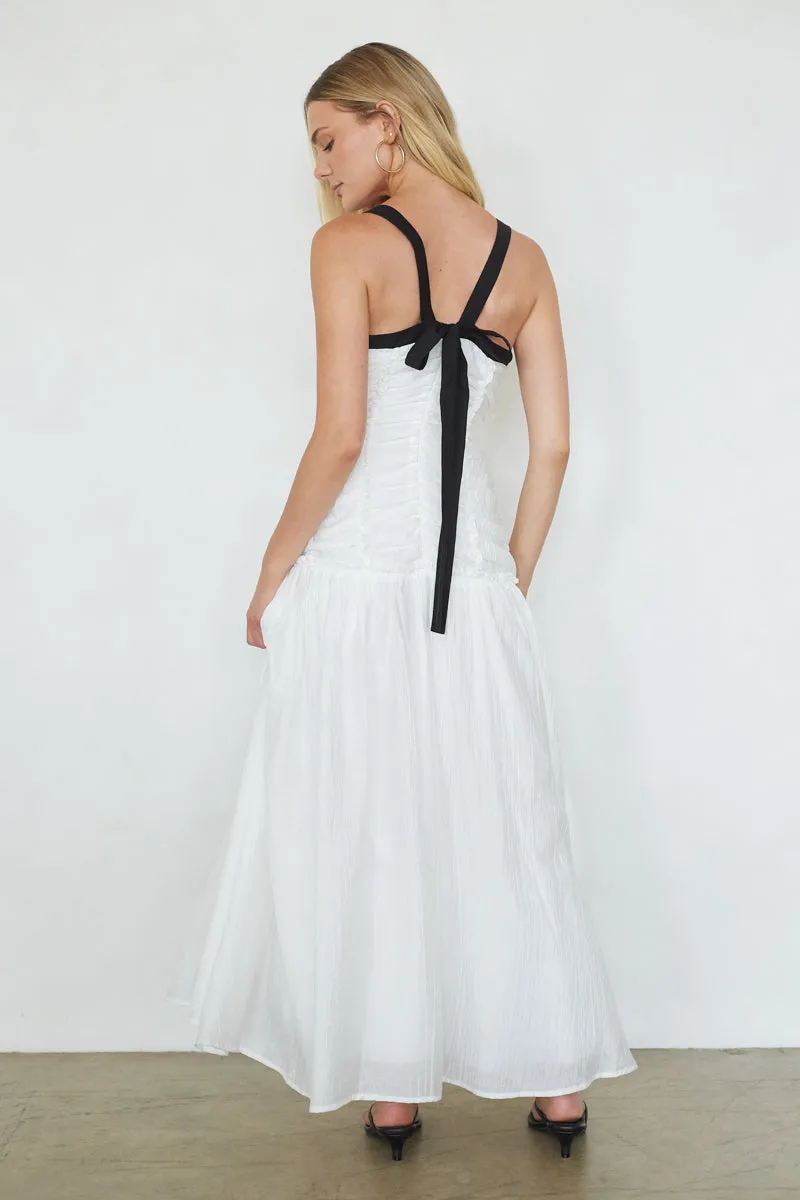 Oaklynn Contrast Maxi Dress soft energy