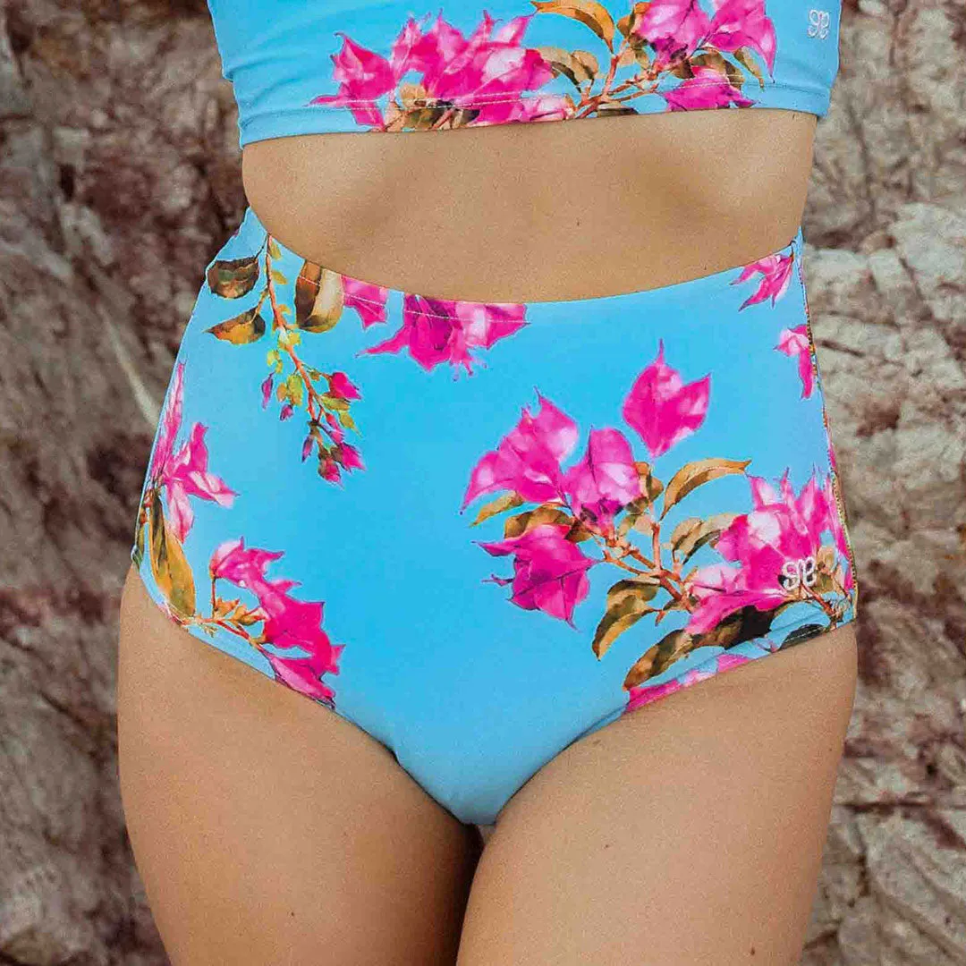 Ocean Villa High-Waisted Bottoms active dip