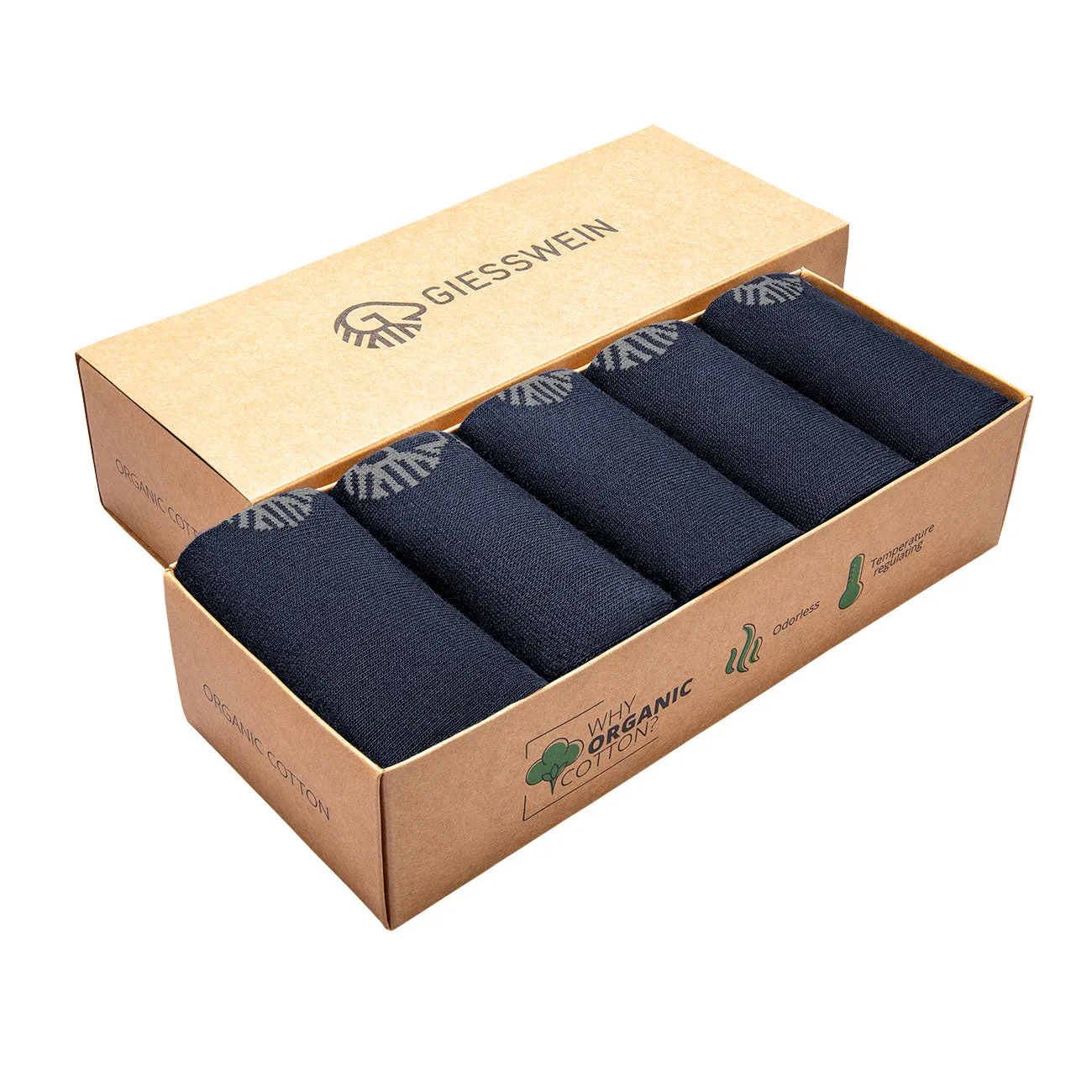 Organic Comfort Socks (5-pack) air dry