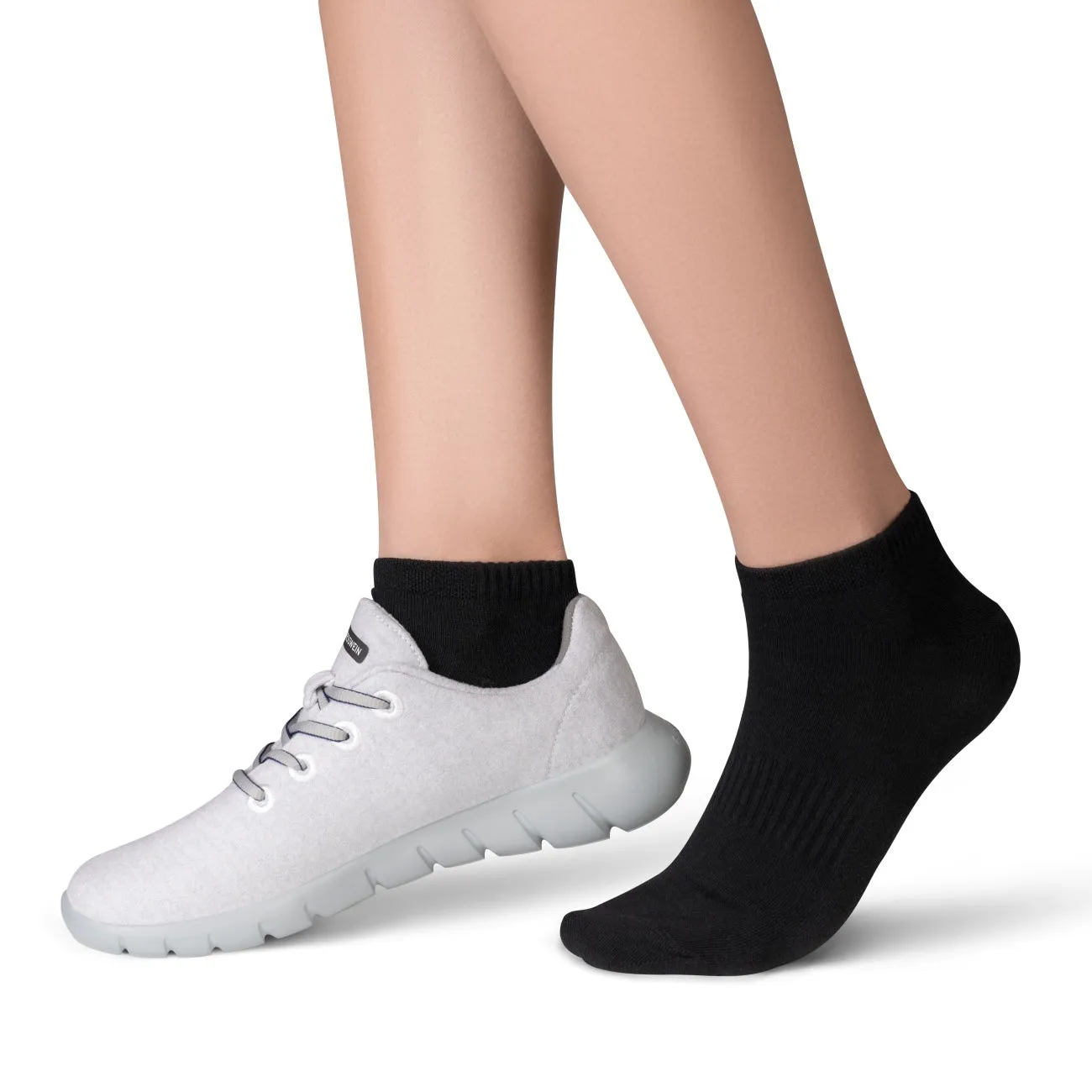 Organic Cotton Sneaker Socks (3-pack) wool blend
