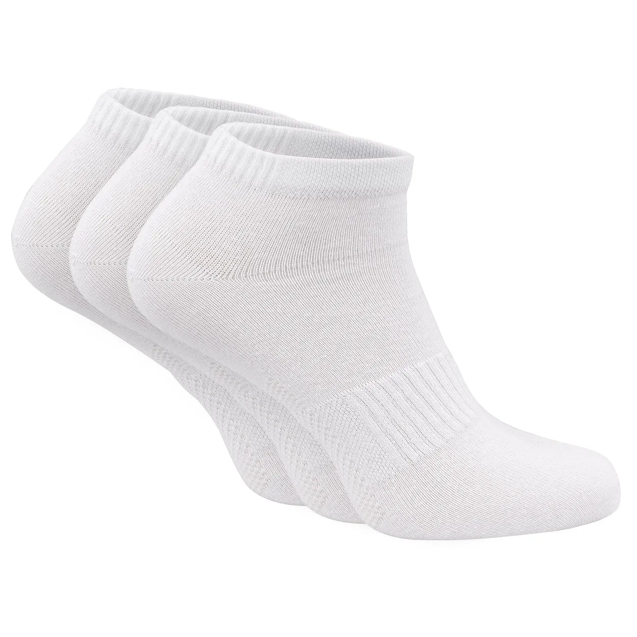 Organic Cotton Sneaker Socks (3-pack) wool blend