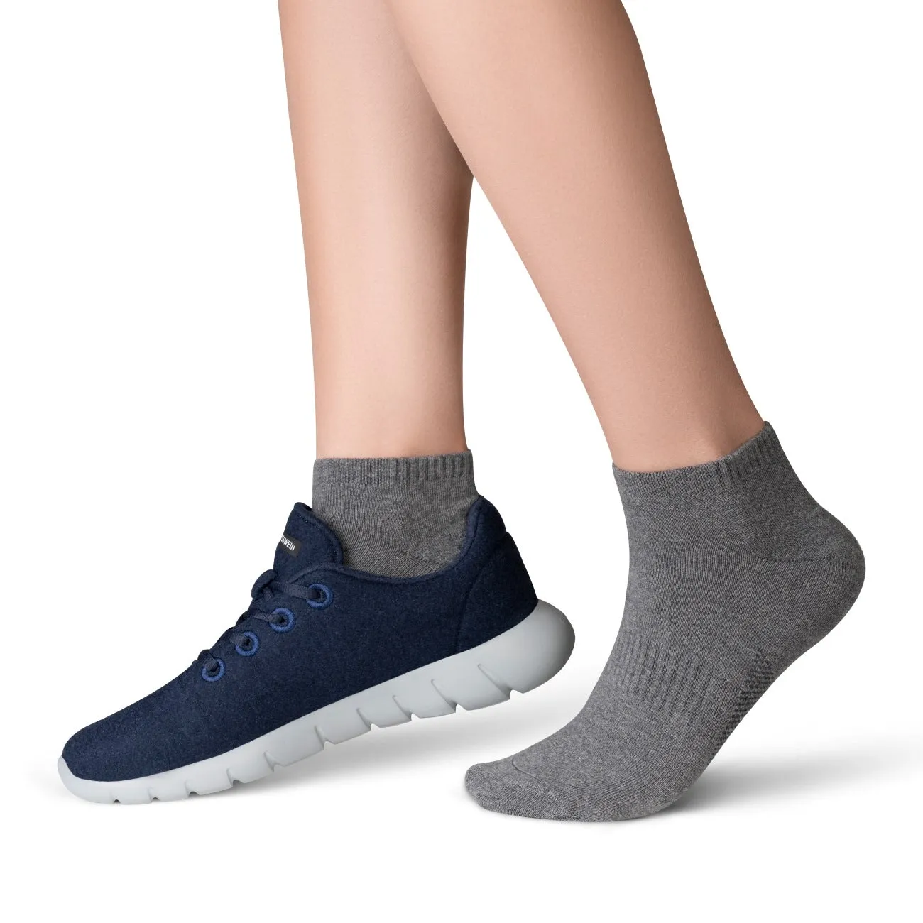 Organic Cotton Sneaker Socks (3-pack) wool blend