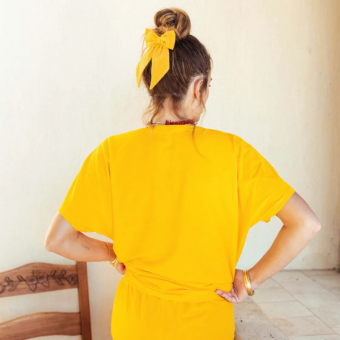 Oversized Jersey Tee, Golden Terry shell color