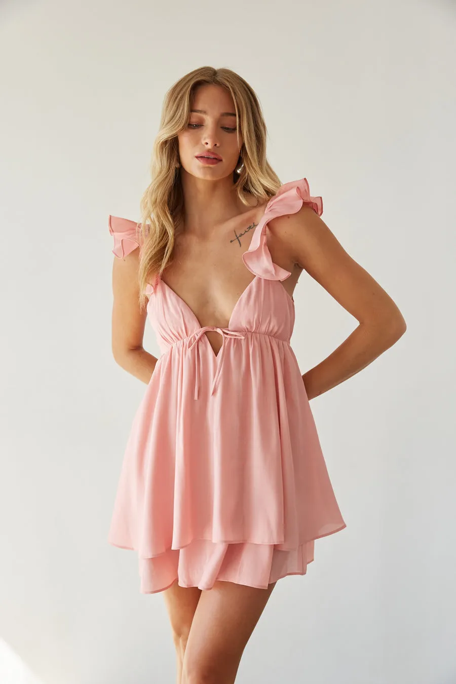 Pepper Babydoll Mini Dress urban girl