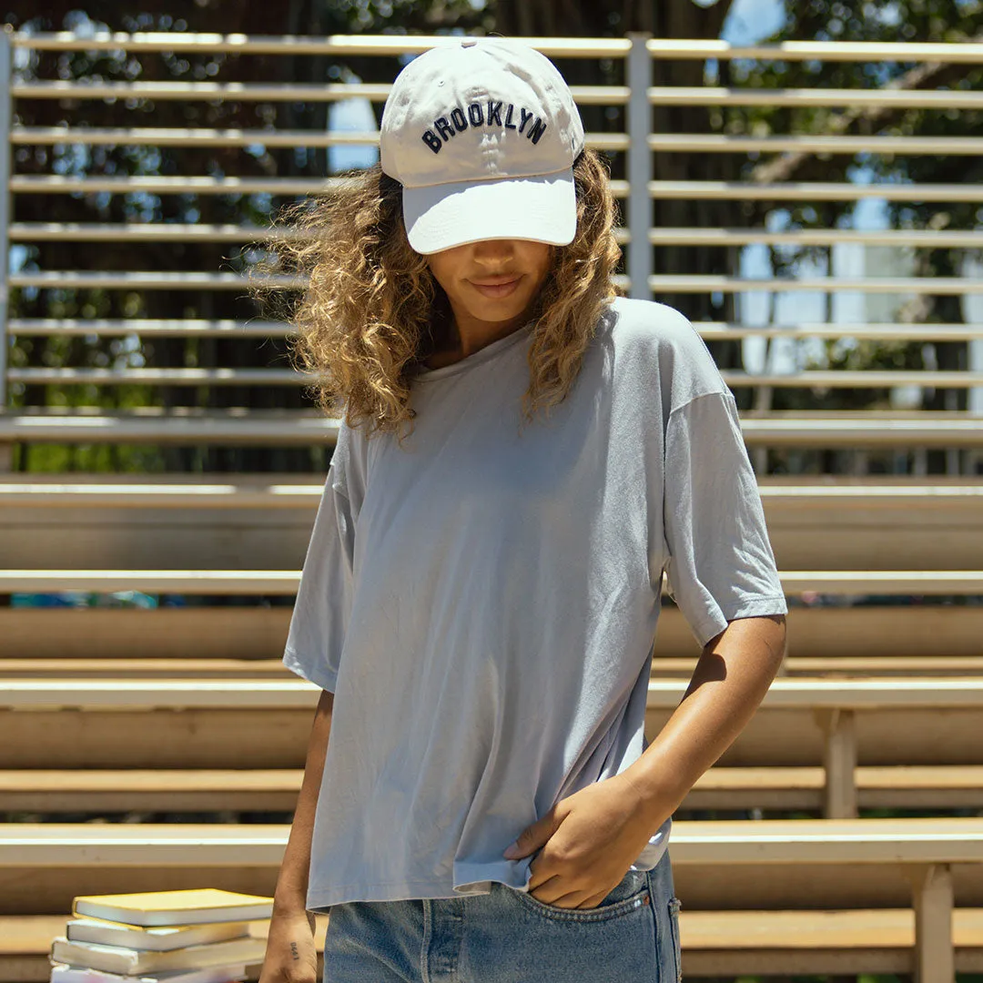 Perfect Oversized Bamboo Tee, Cloud everyday basic