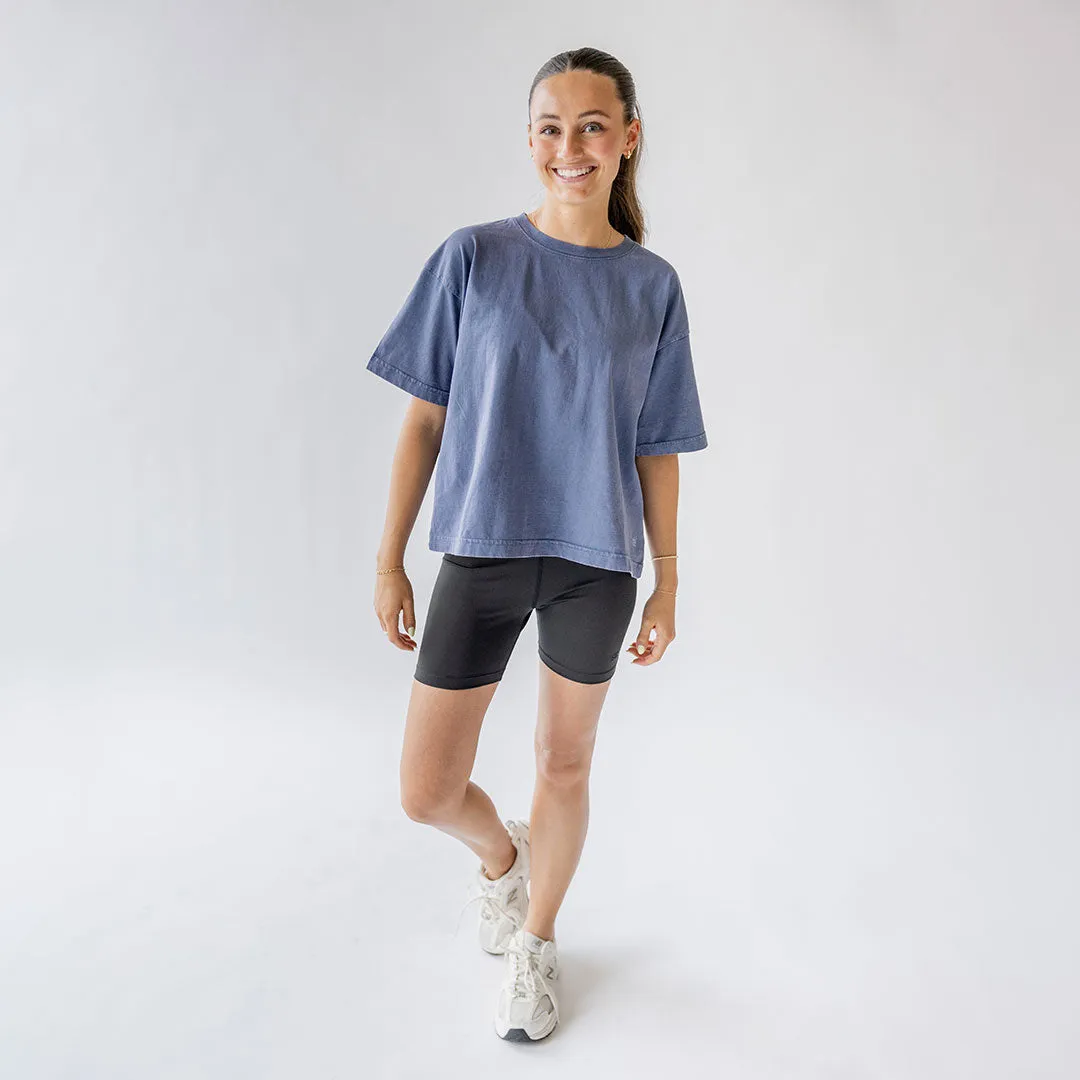 Perfect Oversized Cotton Tee, Blue hoodie pair