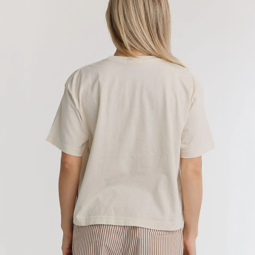 Perfect Oversized Cotton Tee, Sugar jogger set