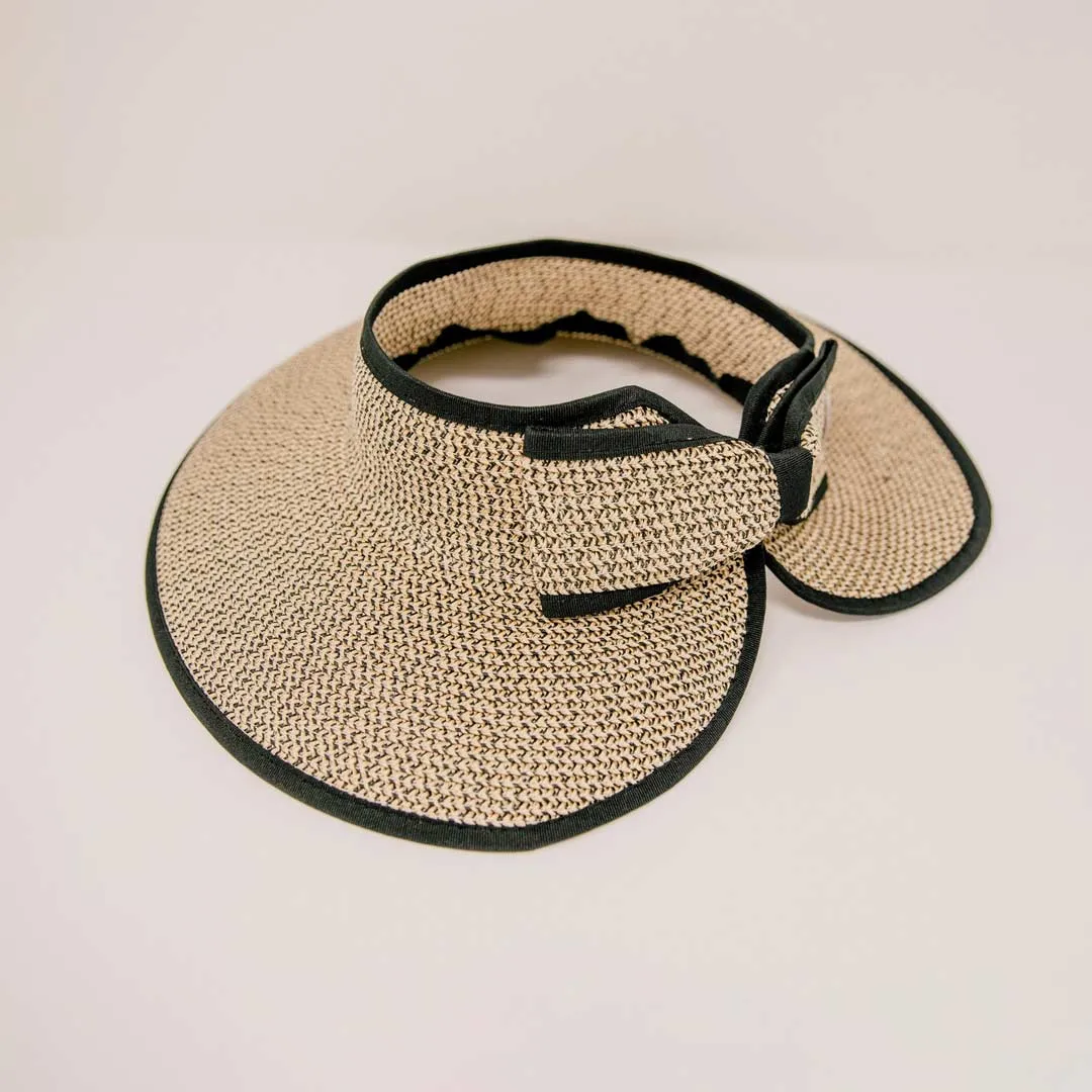 Poolside Roll Up Visor felt tone