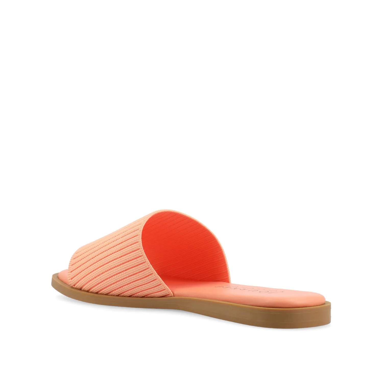 PRISILLA SLIDE SANDALS IN KNIT FABRIC bare joy