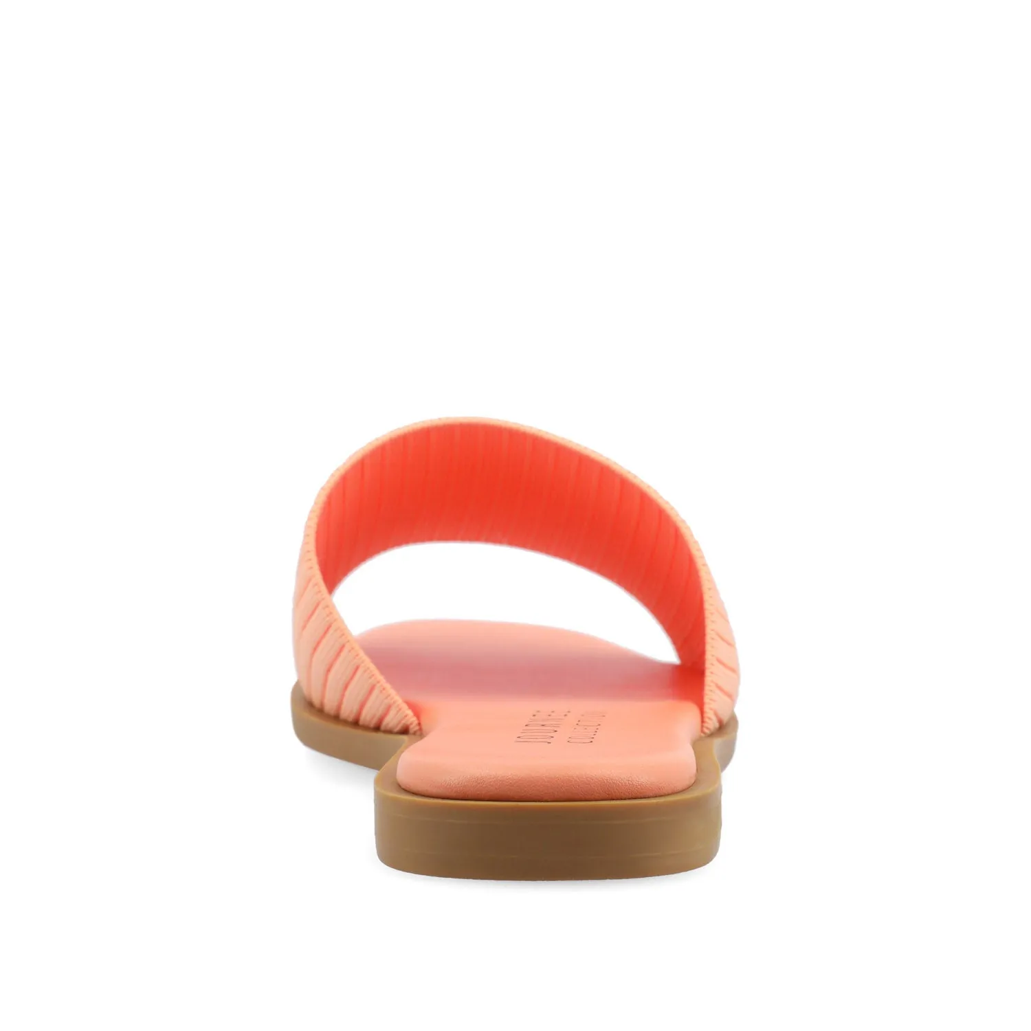 PRISILLA SLIDE SANDALS IN KNIT FABRIC bare joy
