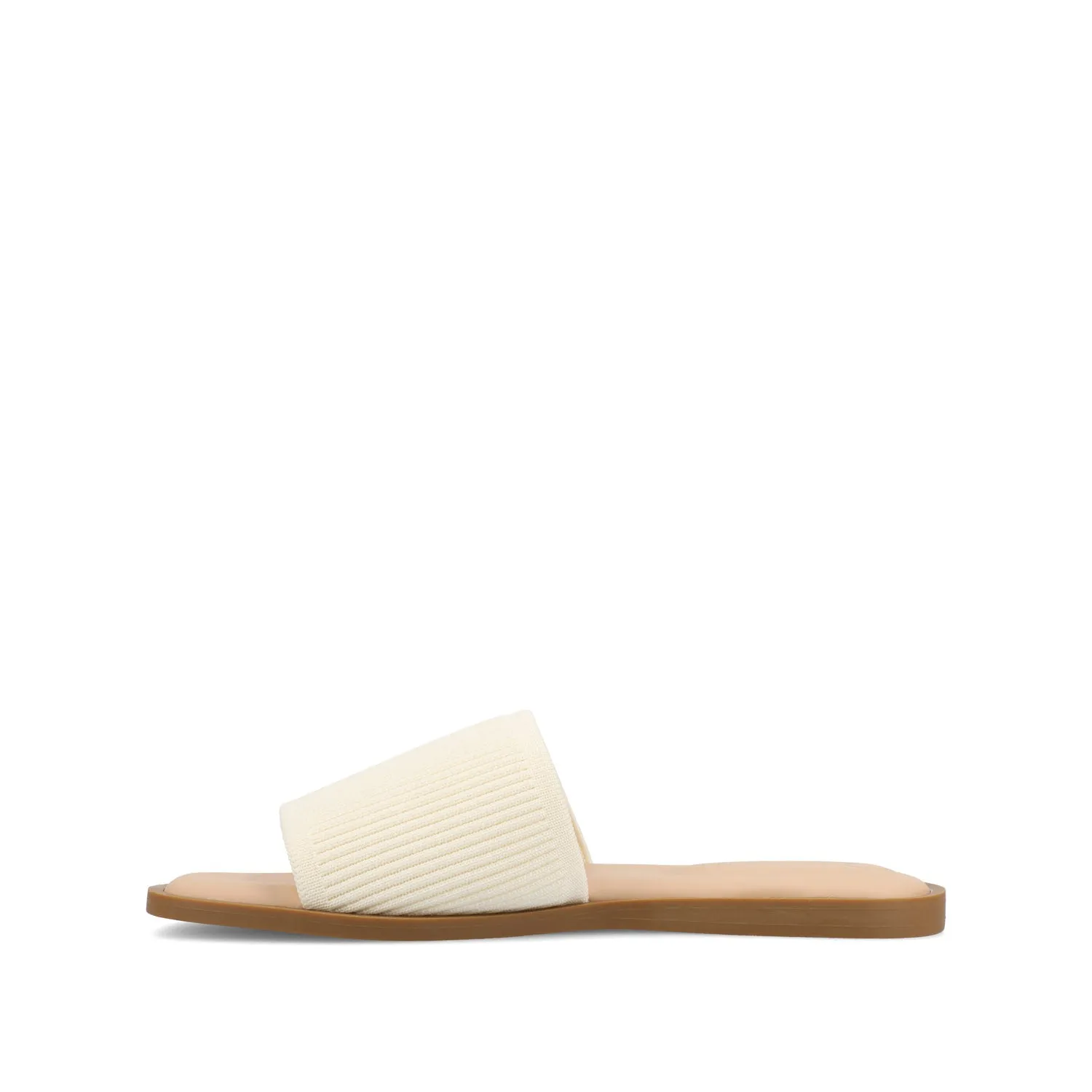 PRISILLA SLIDE SANDALS IN KNIT FABRIC IN WIDE camping day