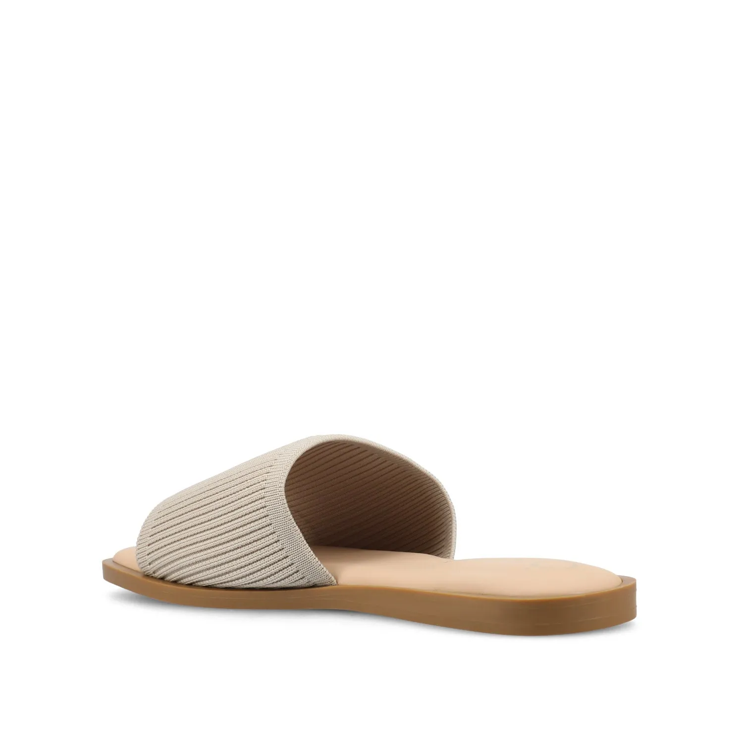 PRISILLA SLIDE SANDALS IN KNIT FABRIC IN WIDE camping day