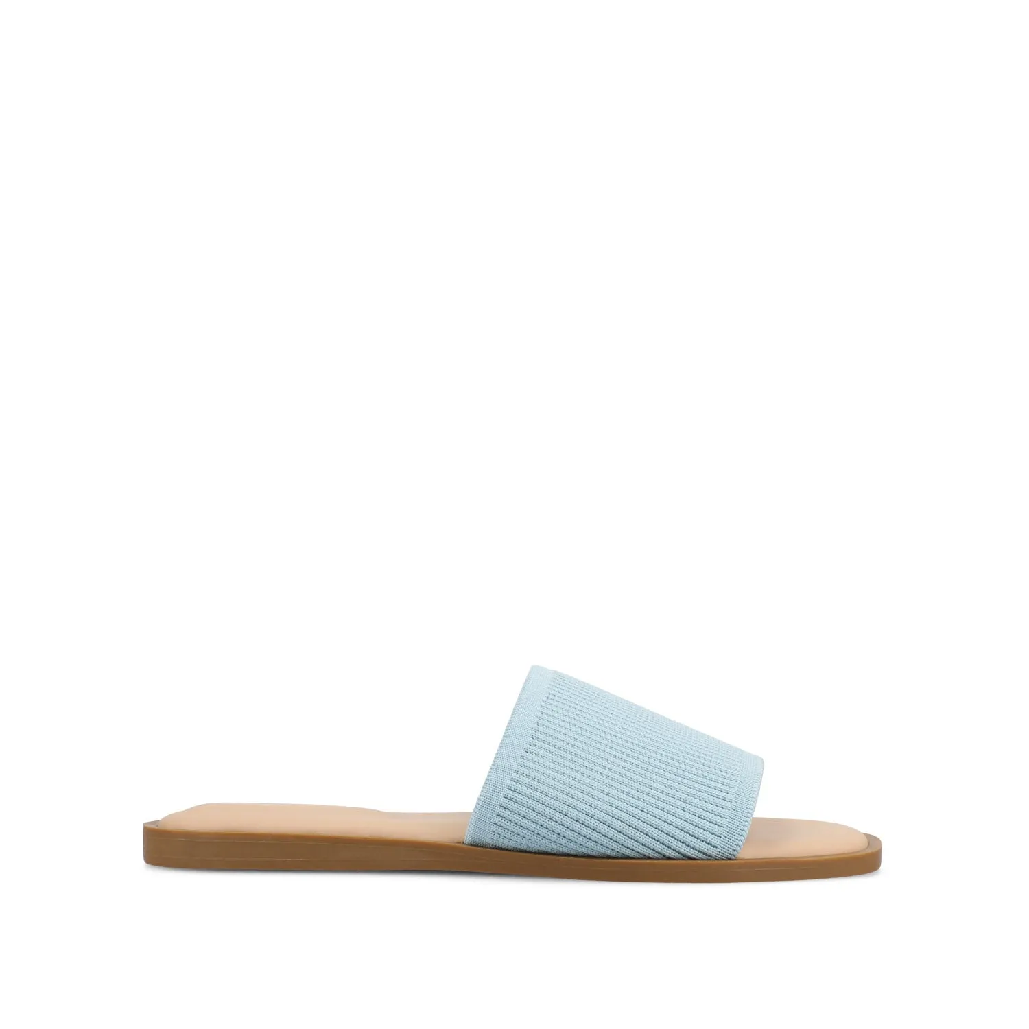 PRISILLA SLIDE SANDALS IN KNIT FABRIC IN WIDE camping day