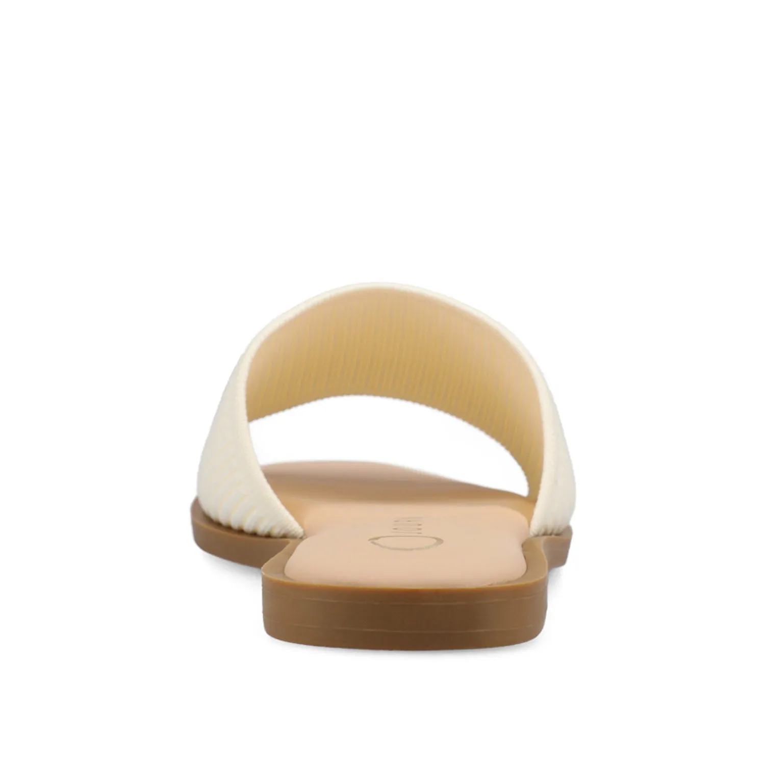 PRISILLA SLIDE SANDALS IN KNIT FABRIC IN WIDE camping day