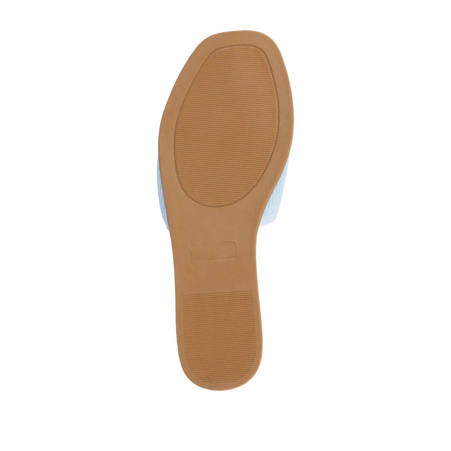 PRISILLA SLIDE SANDALS IN KNIT FABRIC IN WIDE camping day