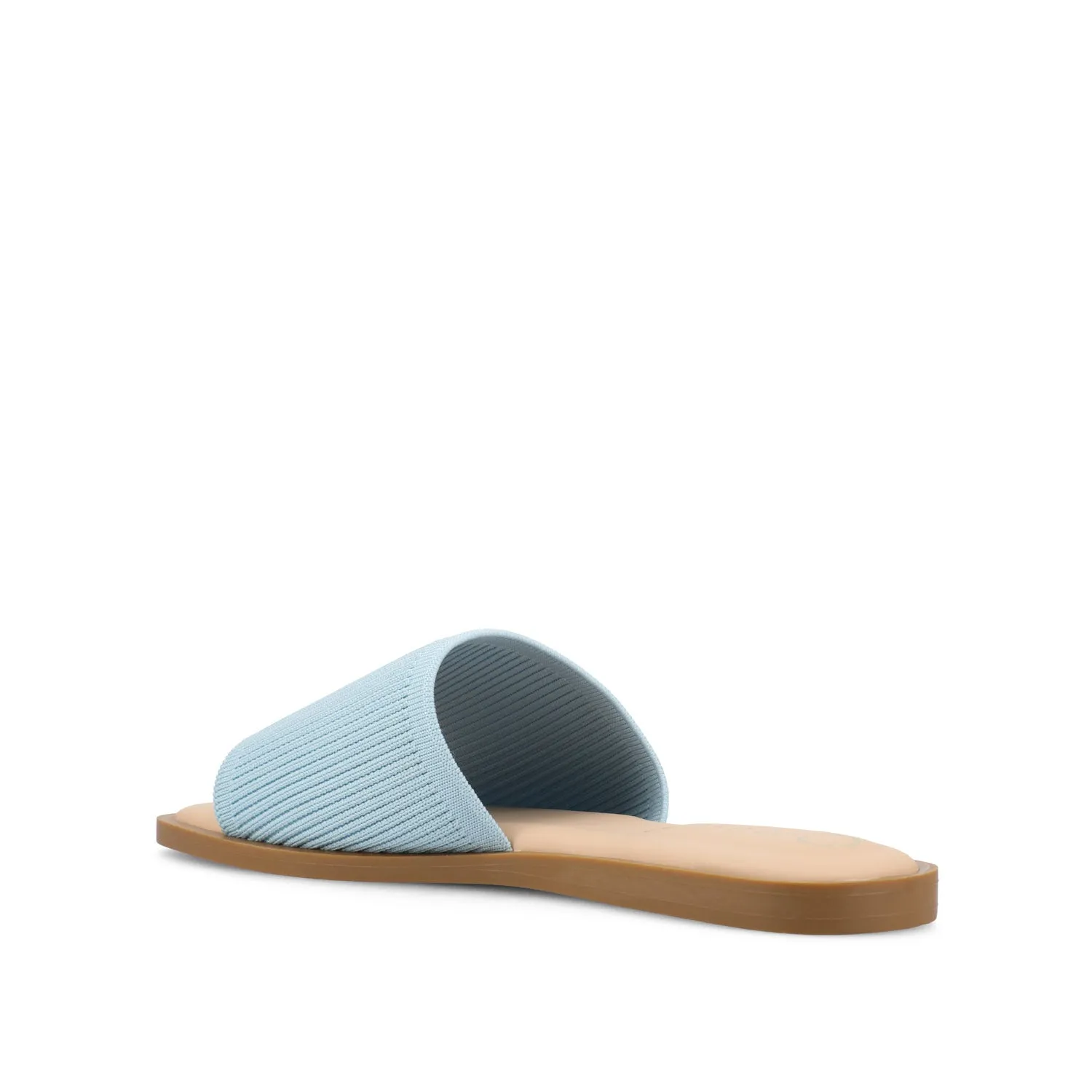 PRISILLA SLIDE SANDALS IN KNIT FABRIC IN WIDE camping day