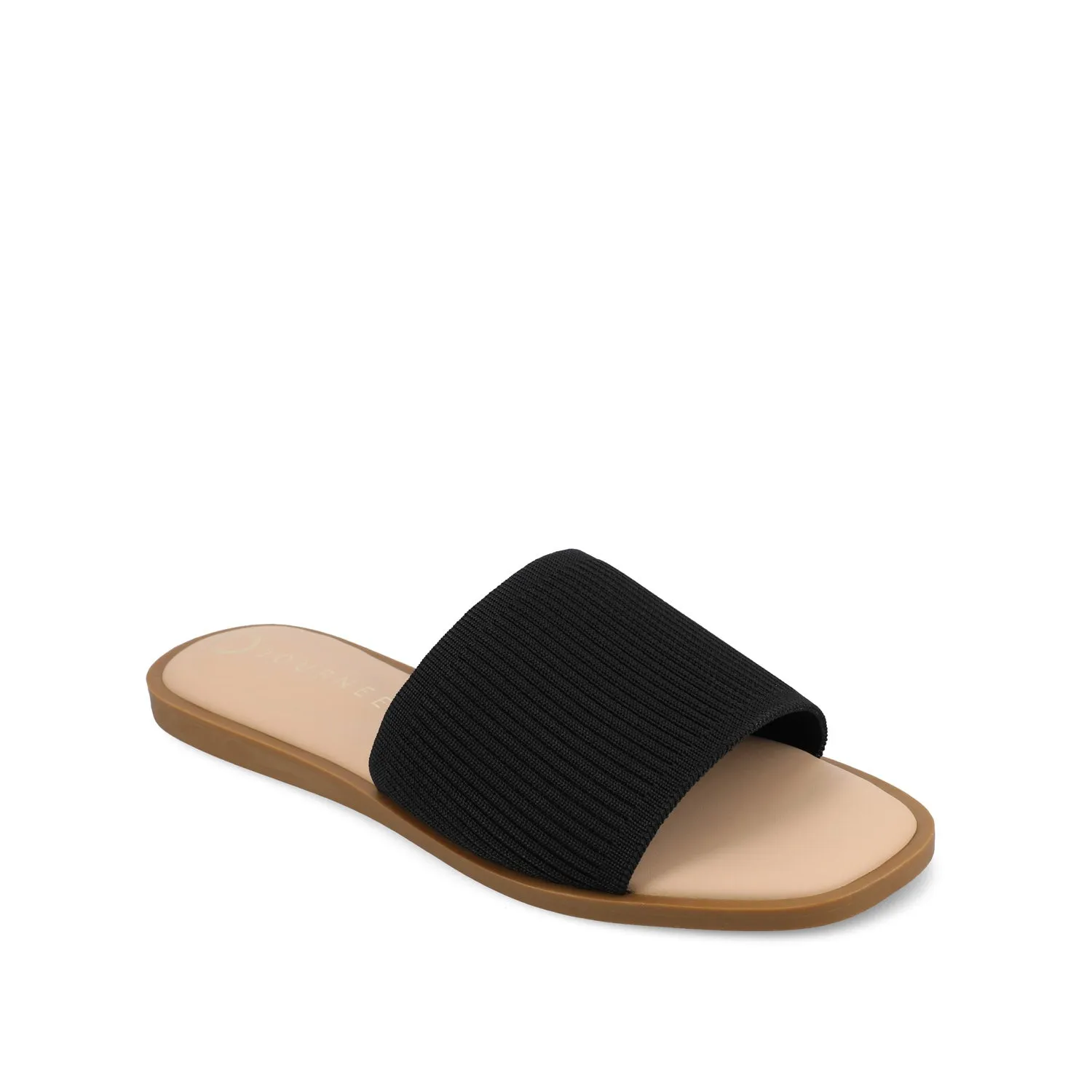 PRISILLA SLIDE SANDALS IN KNIT FABRIC IN WIDE camping day