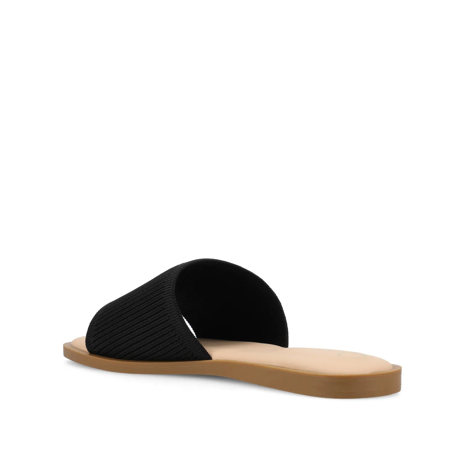 PRISILLA SLIDE SANDALS IN KNIT FABRIC IN WIDE camping day
