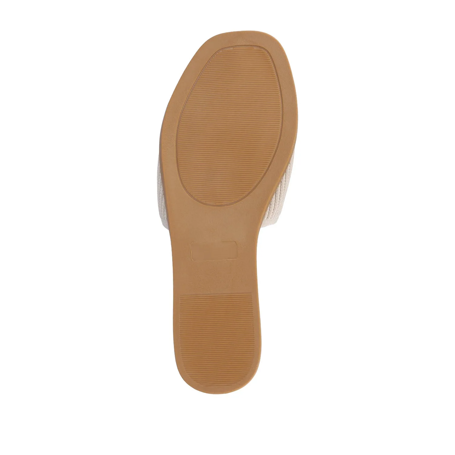 PRISILLA SLIDE SANDALS IN KNIT FABRIC IN WIDE camping day
