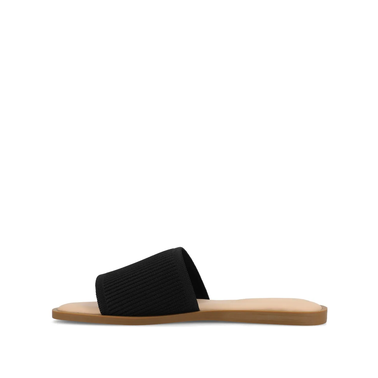 PRISILLA SLIDE SANDALS IN KNIT FABRIC IN WIDE camping day