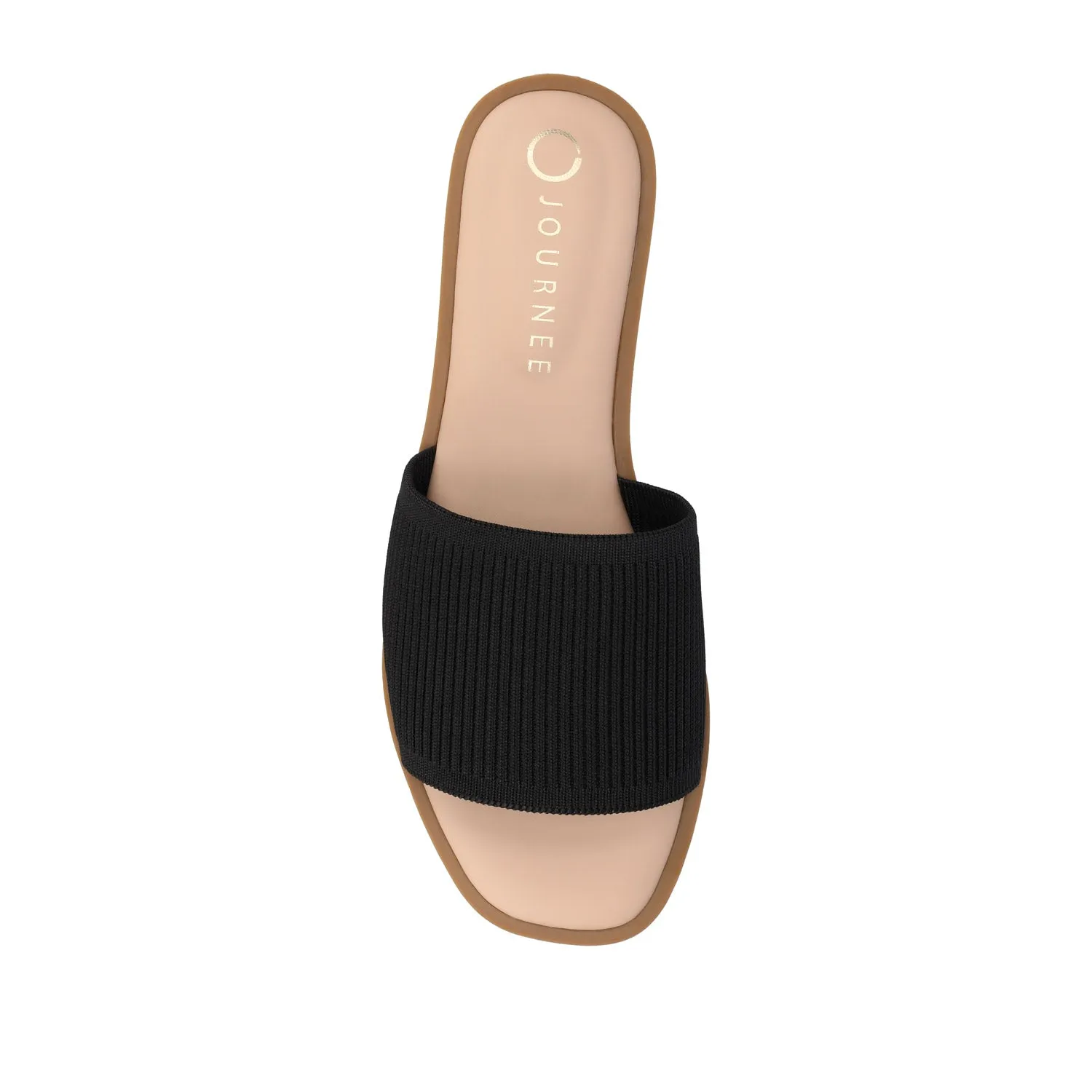 PRISILLA SLIDE SANDALS IN KNIT FABRIC IN WIDE camping day