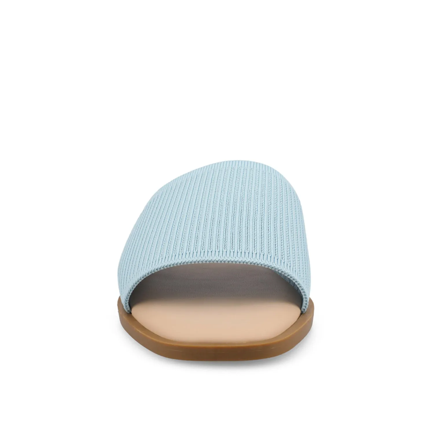 PRISILLA SLIDE SANDALS IN KNIT FABRIC IN WIDE camping day