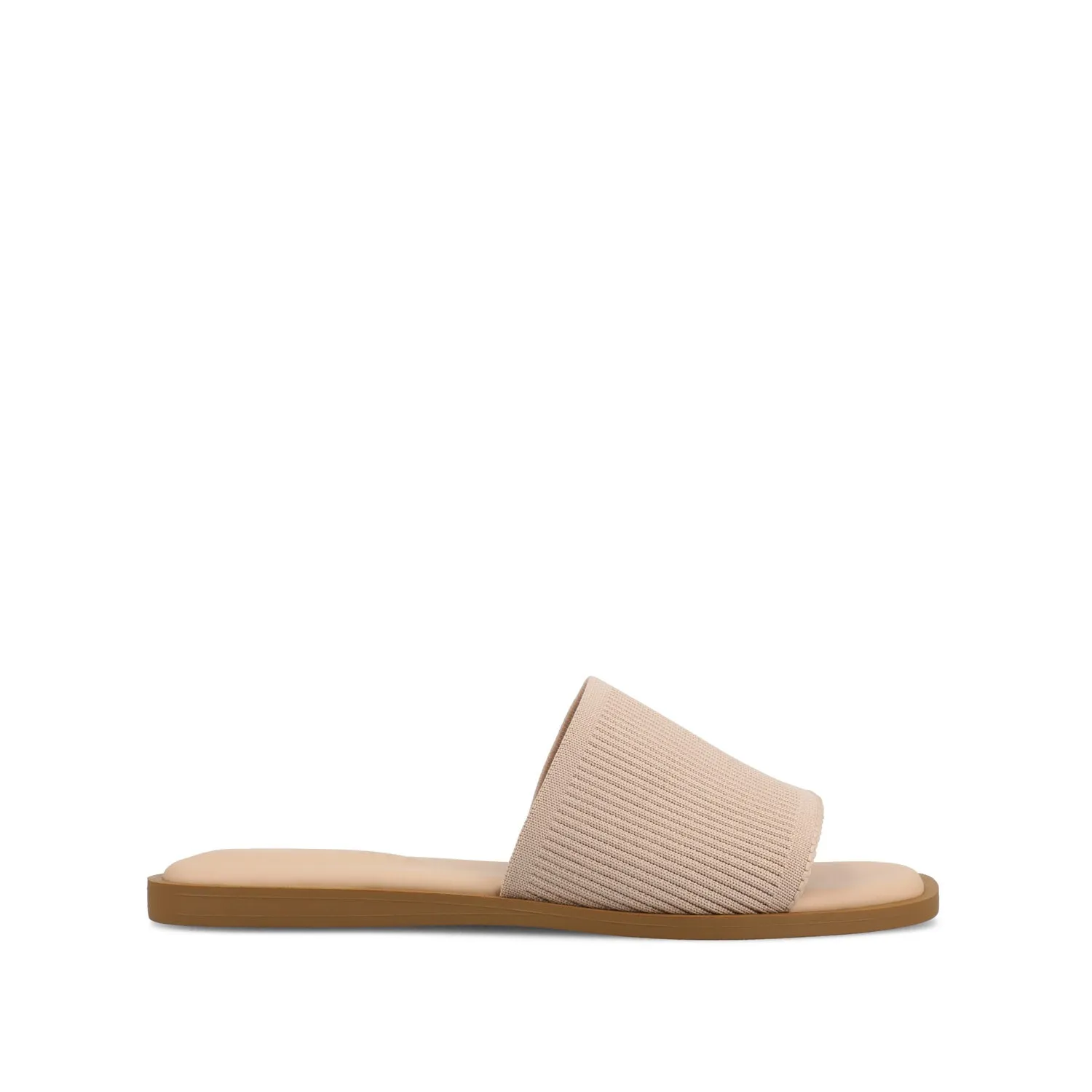 PRISILLA SLIDE SANDALS IN STATEMENT IN WIDE safe step