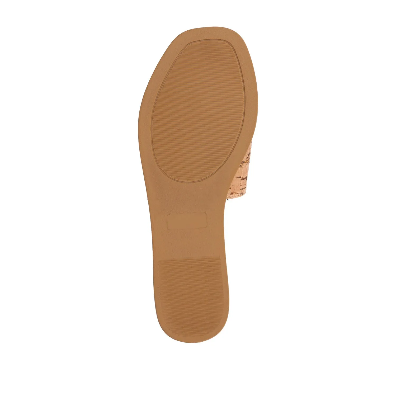 PRISILLA SLIDE SANDALS IN STATEMENT IN WIDE safe step