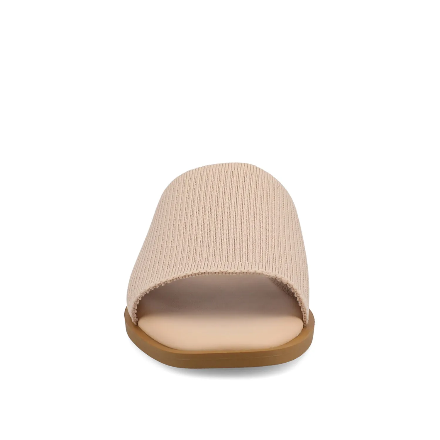PRISILLA SLIDE SANDALS IN STATEMENT IN WIDE safe step