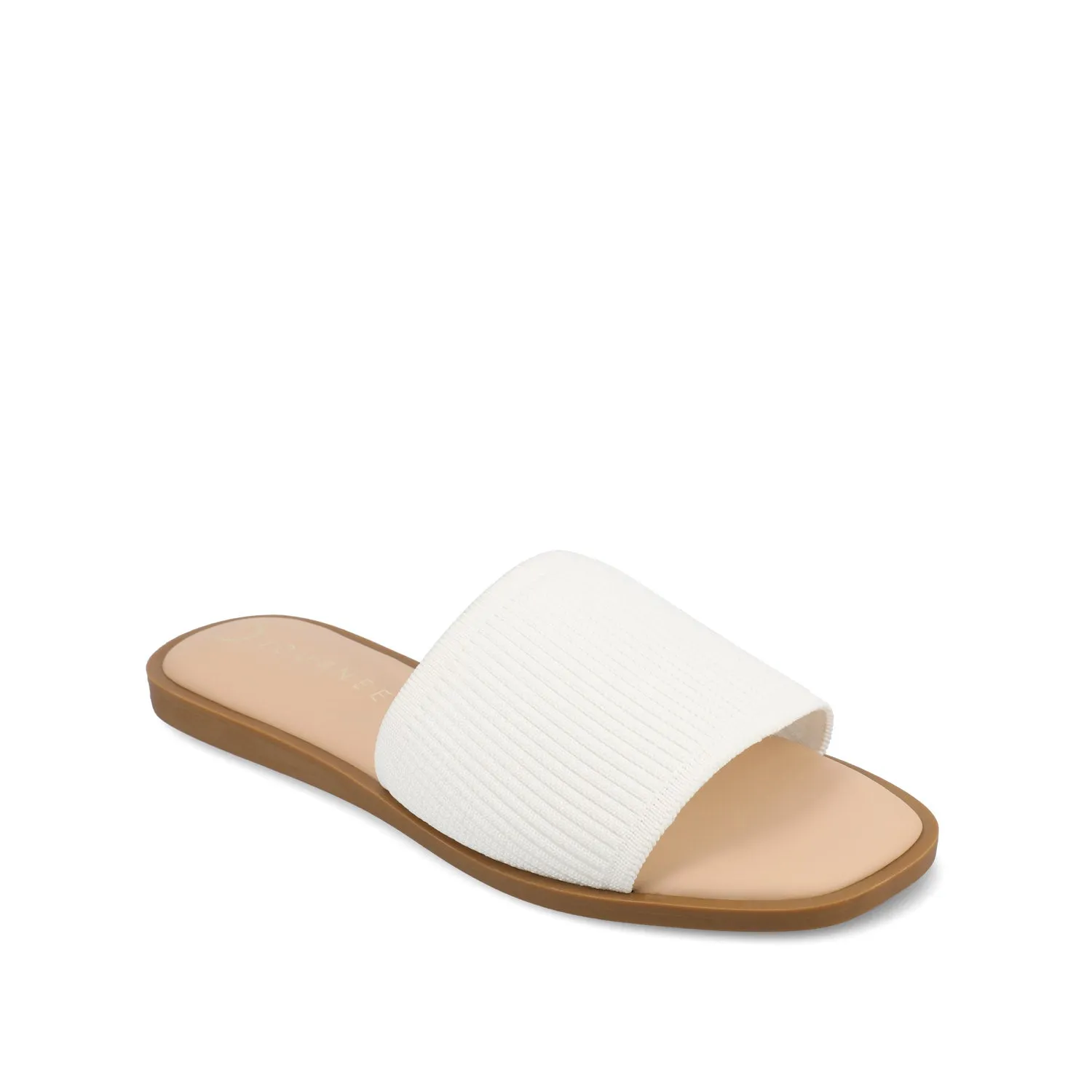 PRISILLA SLIDE SANDALS IN STATEMENT IN WIDE safe step
