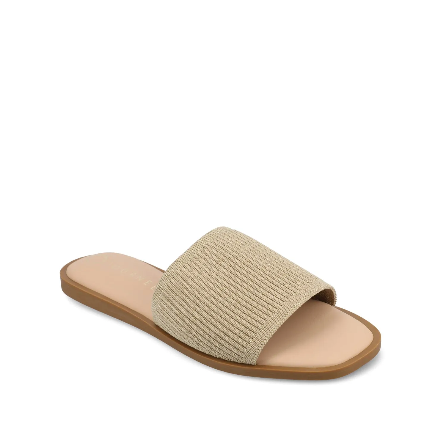 PRISILLA SLIDE SANDALS IN STATEMENT IN WIDE safe step