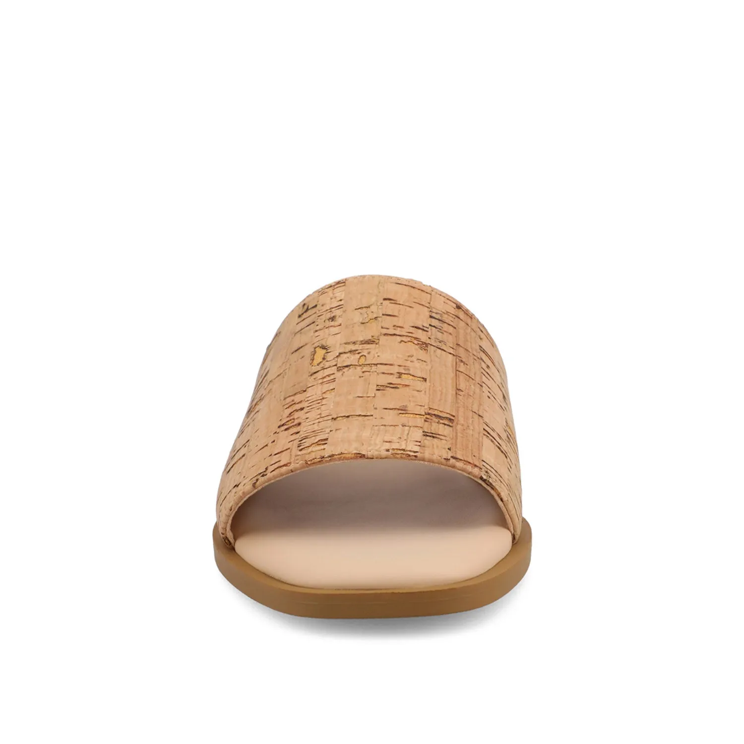 PRISILLA SLIDE SANDALS IN STATEMENT IN WIDE safe step