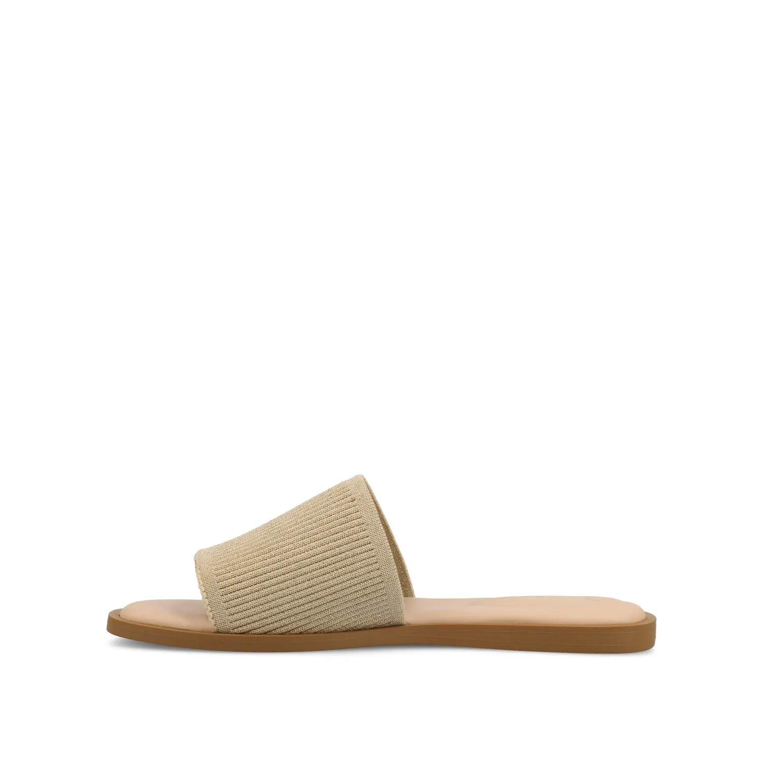PRISILLA SLIDE SANDALS IN STATEMENT IN WIDE safe step
