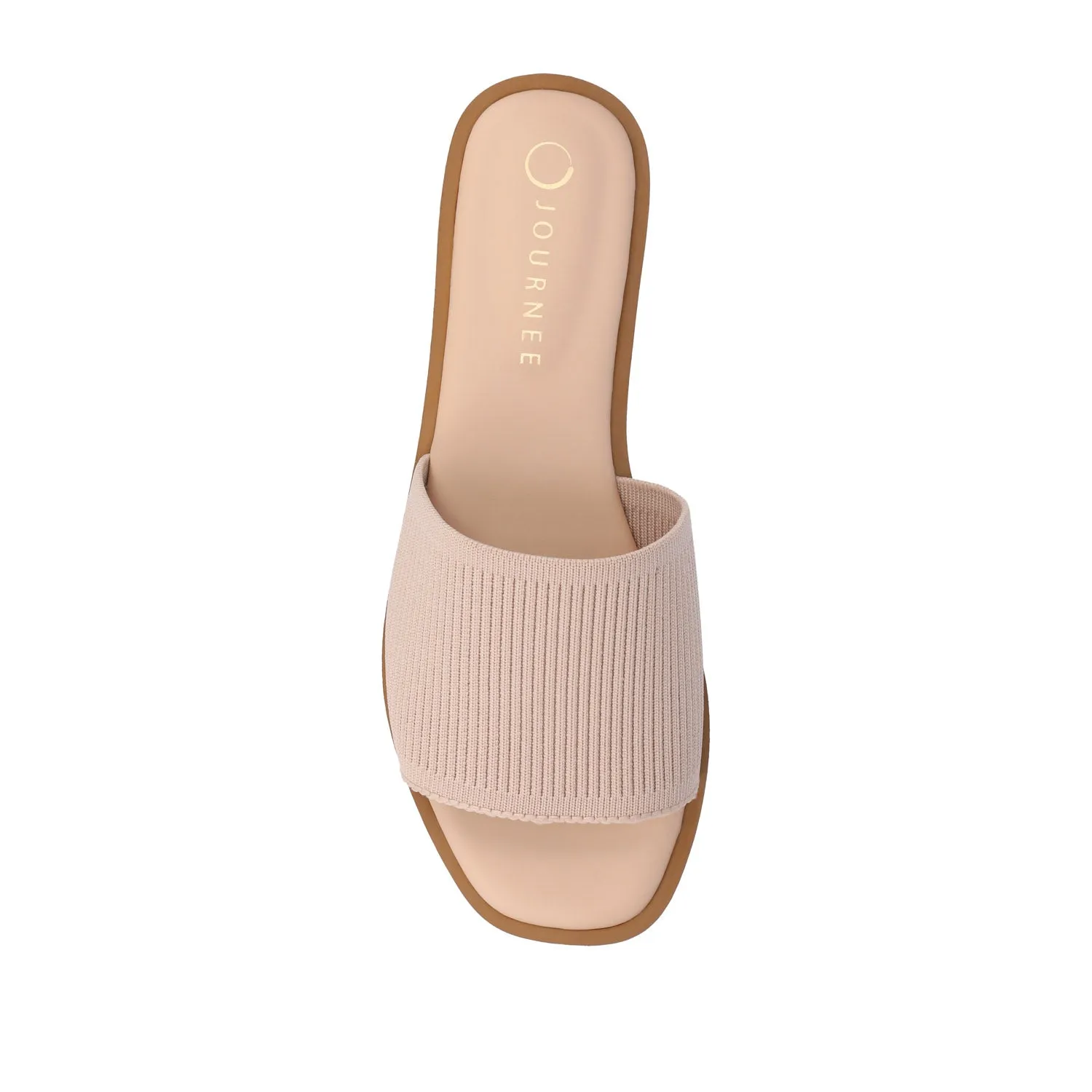 PRISILLA SLIDE SANDALS IN STATEMENT loop tie
