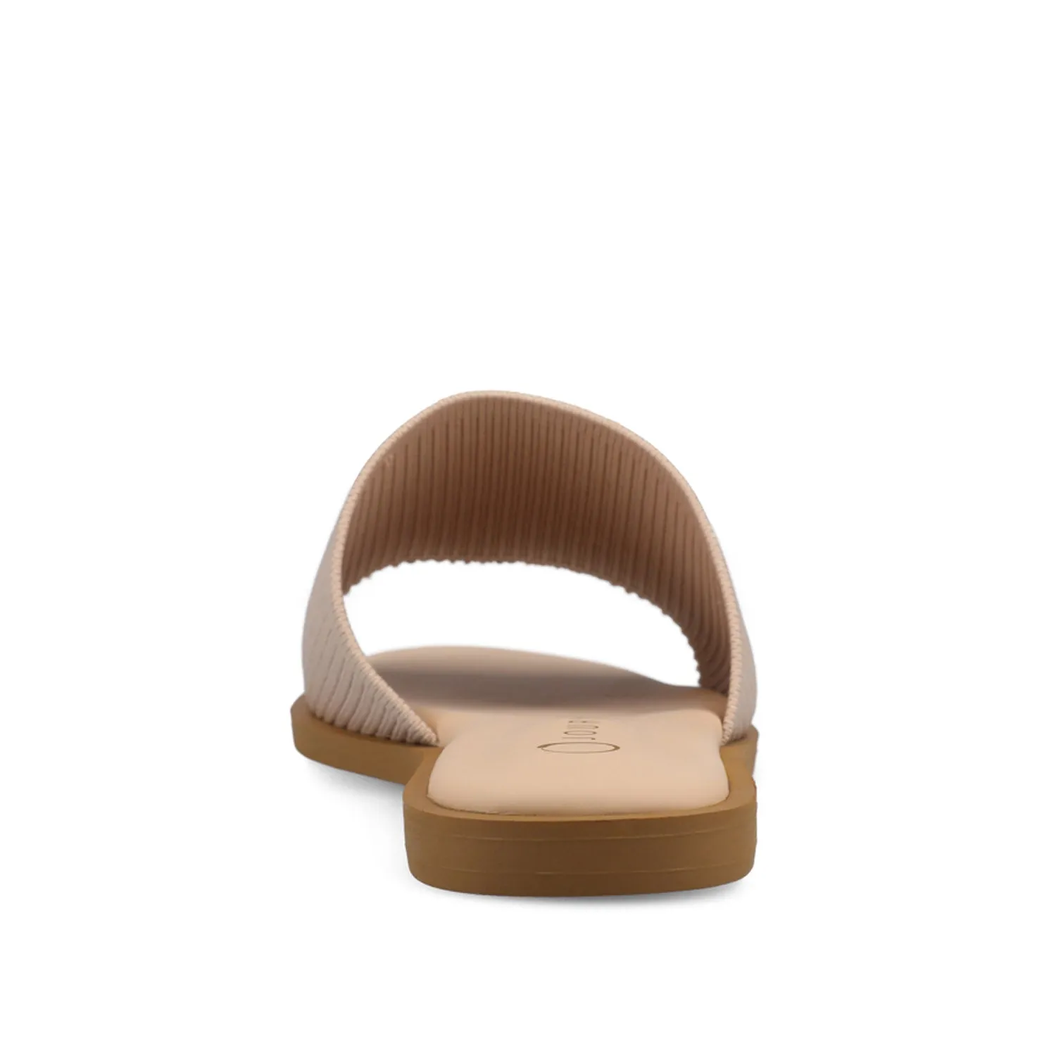 PRISILLA SLIDE SANDALS IN STATEMENT loop tie