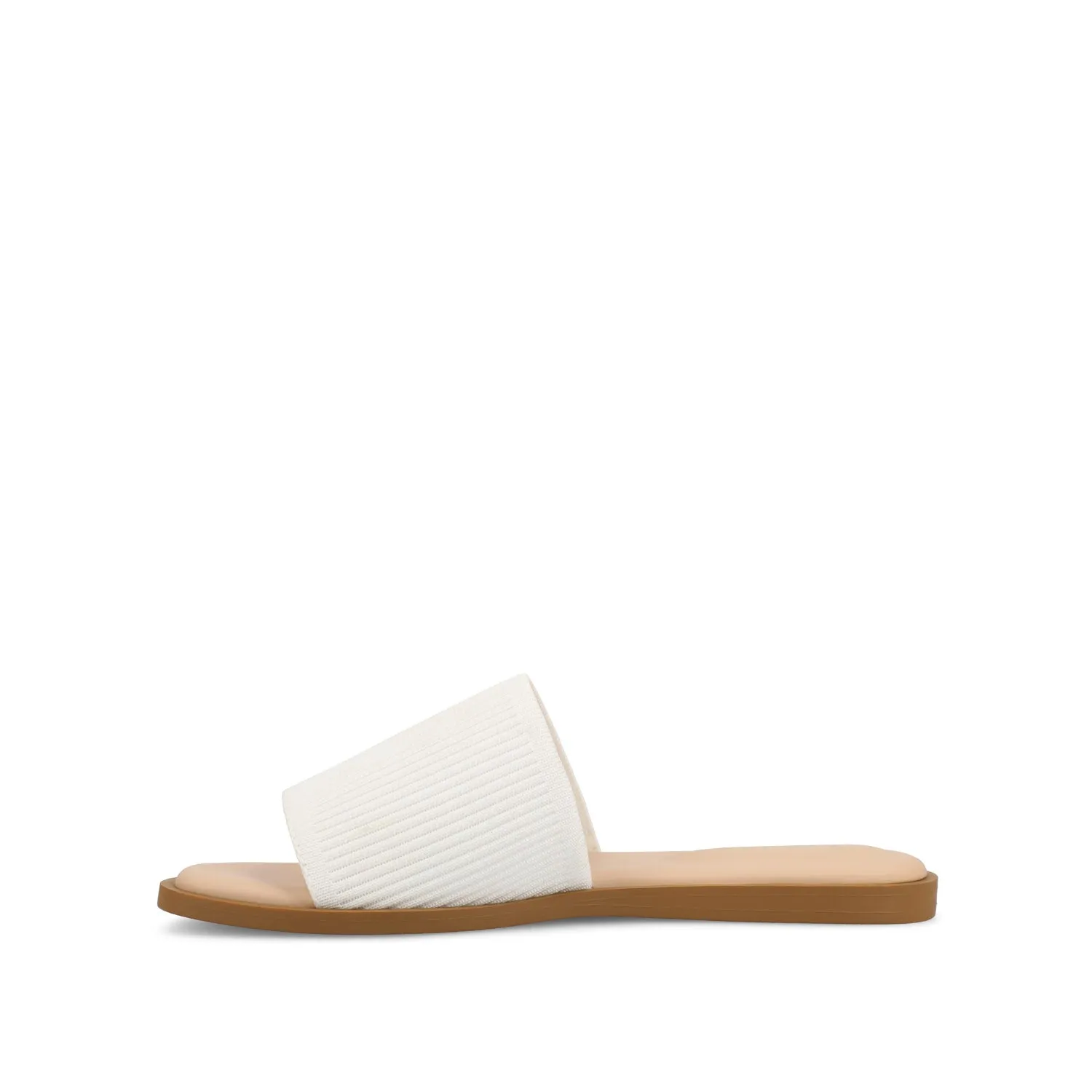 PRISILLA SLIDE SANDALS IN STATEMENT loop tie