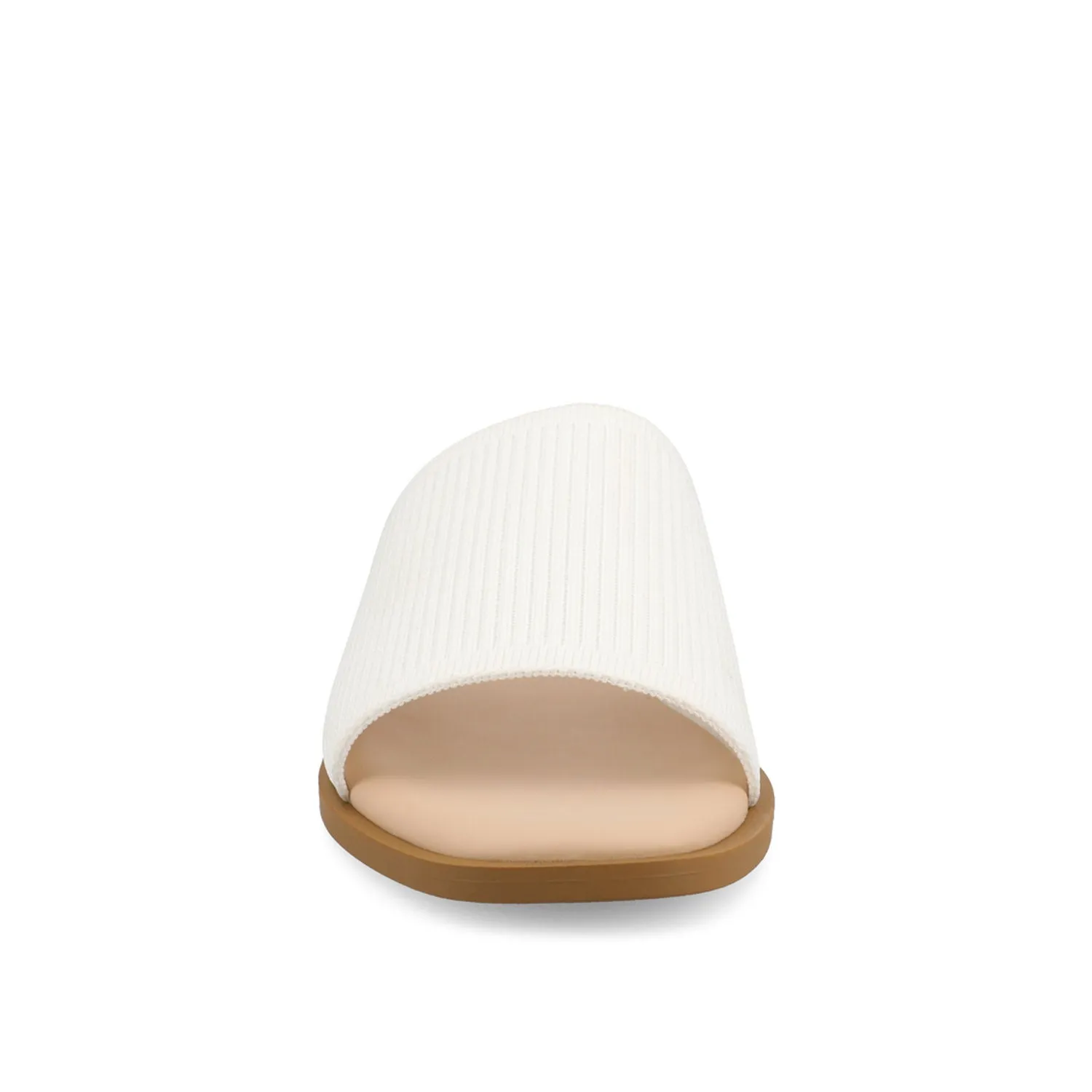 PRISILLA SLIDE SANDALS IN STATEMENT loop tie