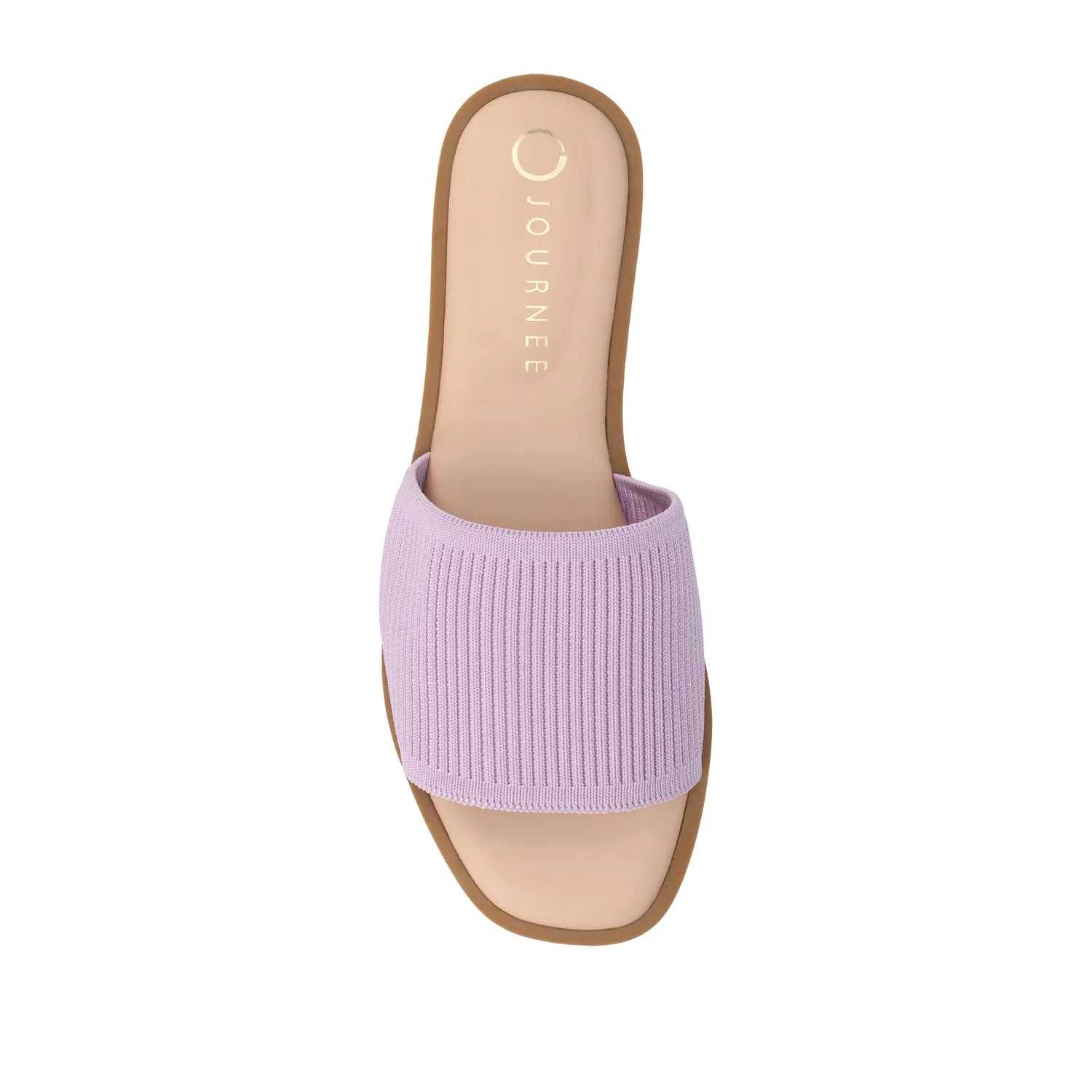 PRISILLA SLIDE SANDALS IN STATEMENT loop tie