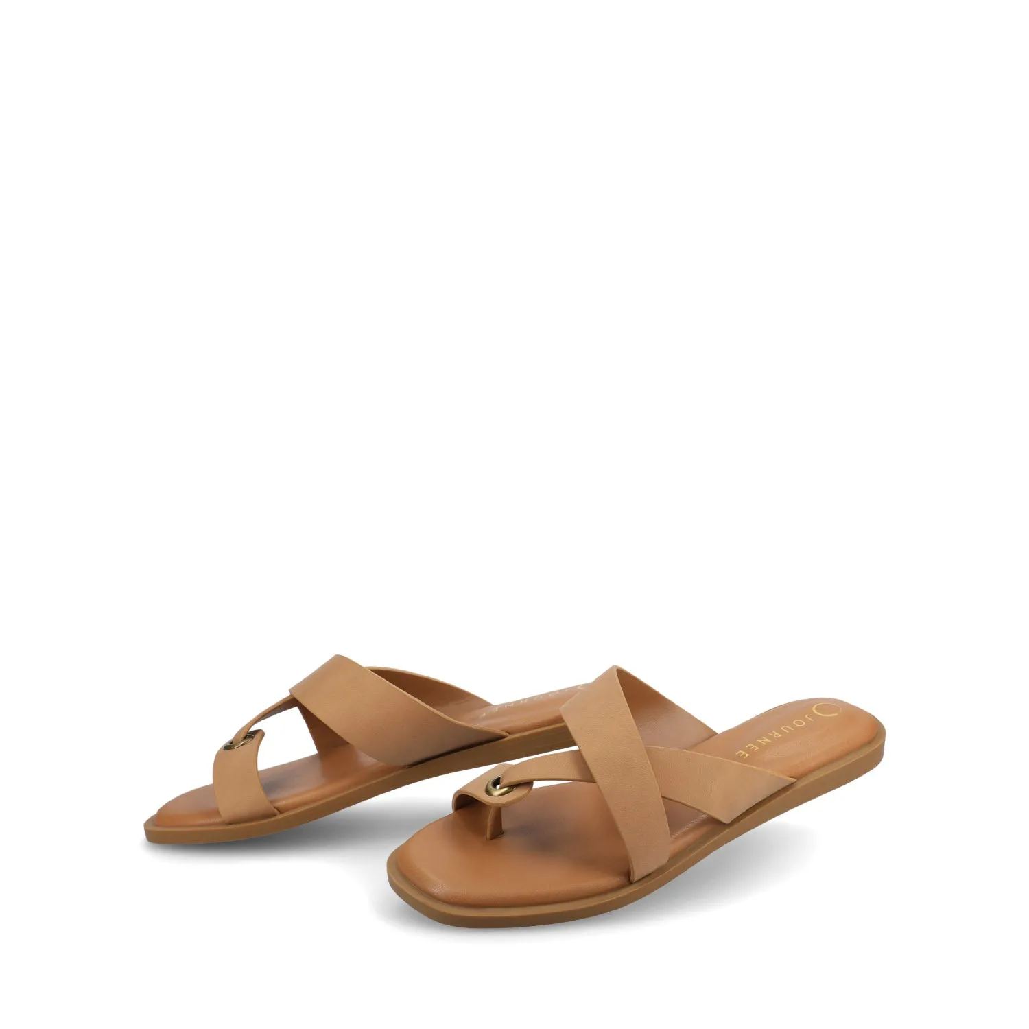 PRIZZIE SLIP ON FLAT SANDALS comfort tone