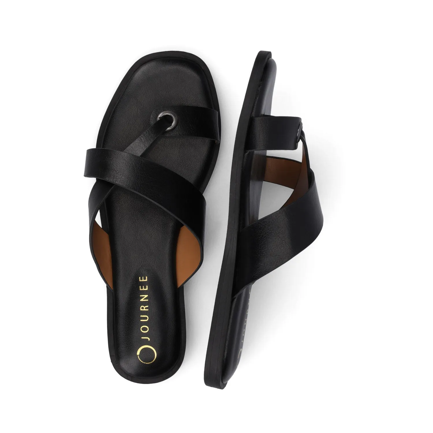 PRIZZIE SLIP ON FLAT SANDALS comfort tone