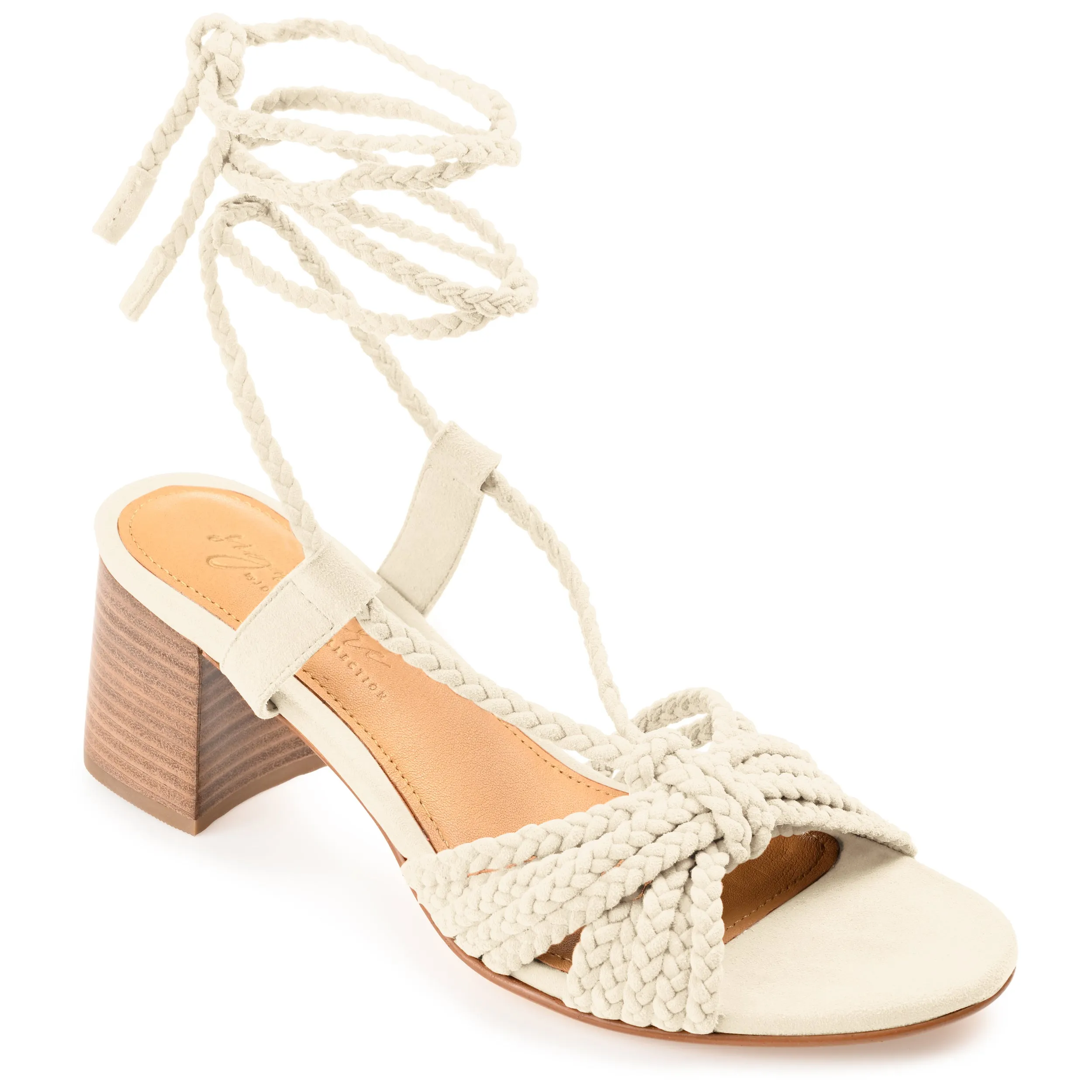 RAILEE STRAPPY HEELED SANDALS IN SUEDE strap slim
