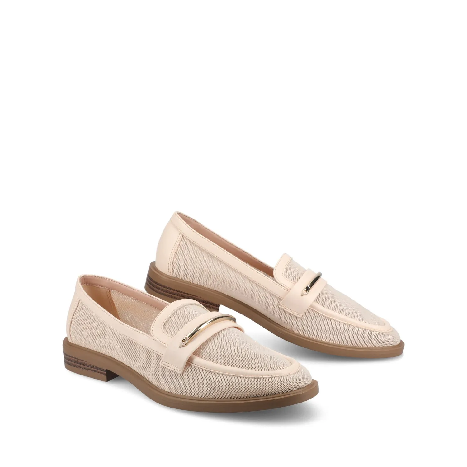 RAINEY MESH LOAFERS blush pink
