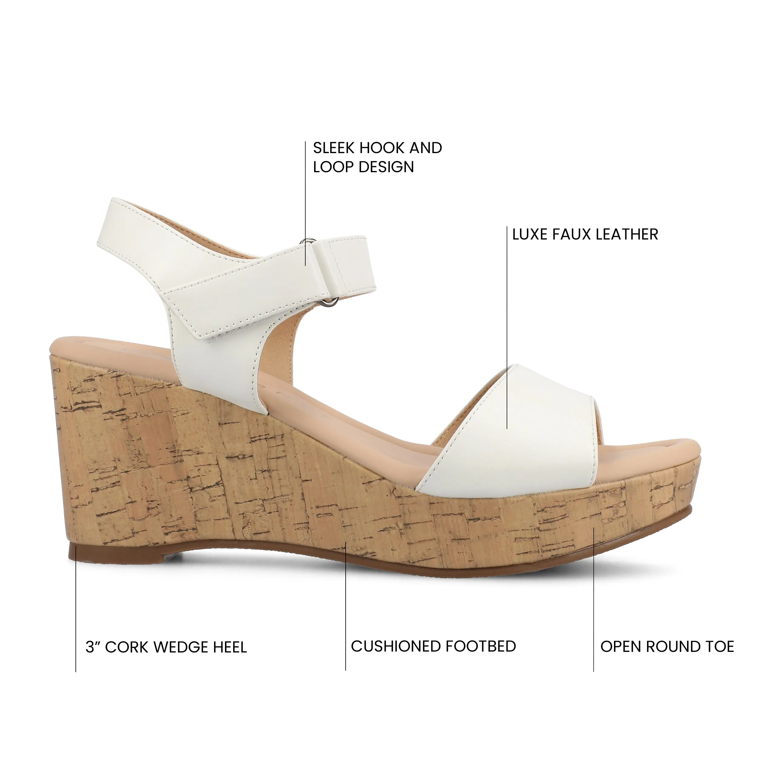 RANAE WEDGE HEELED SANDALS fall step