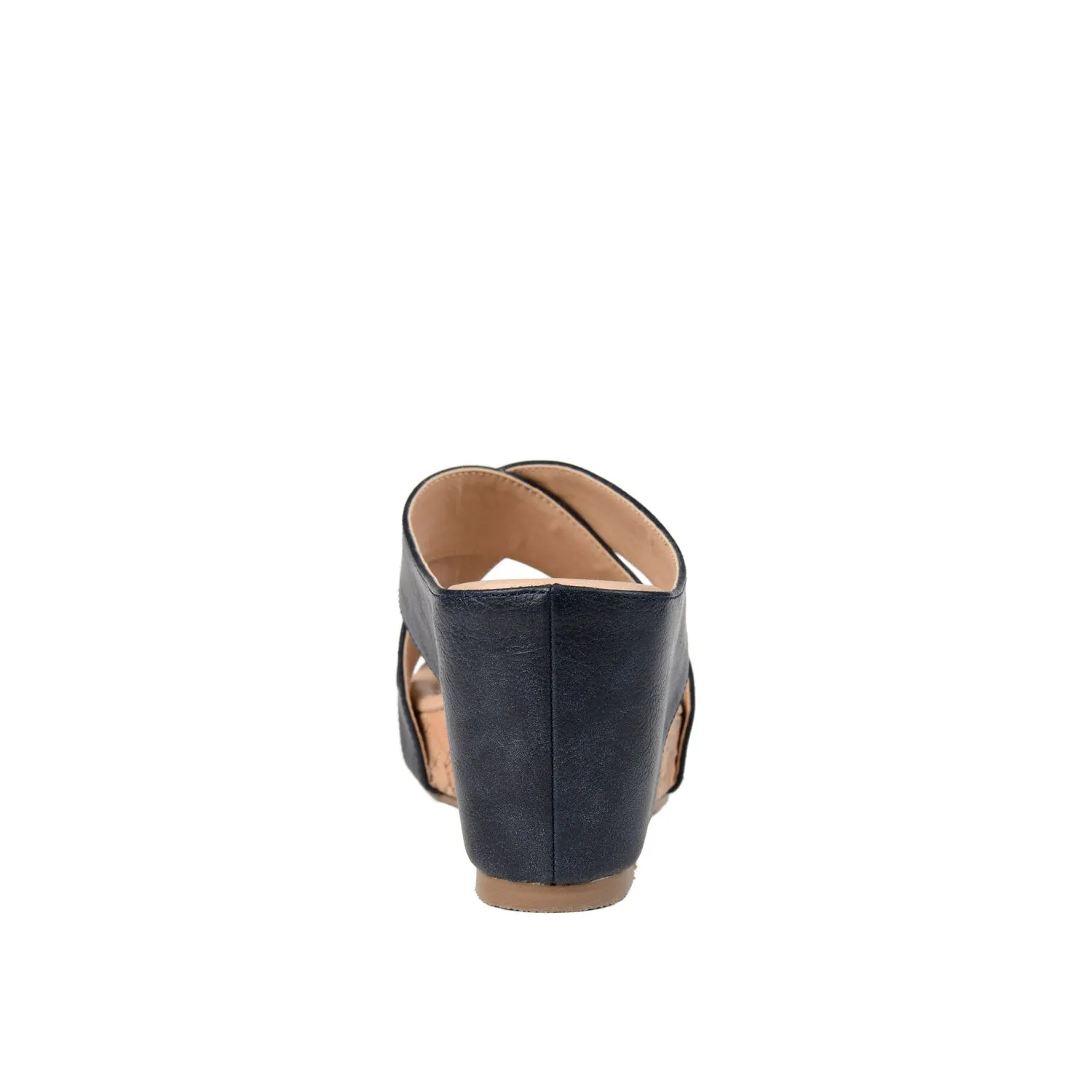RAYNA WEDGE HEELED SANDAL IN FAUX LEATHER beach walk