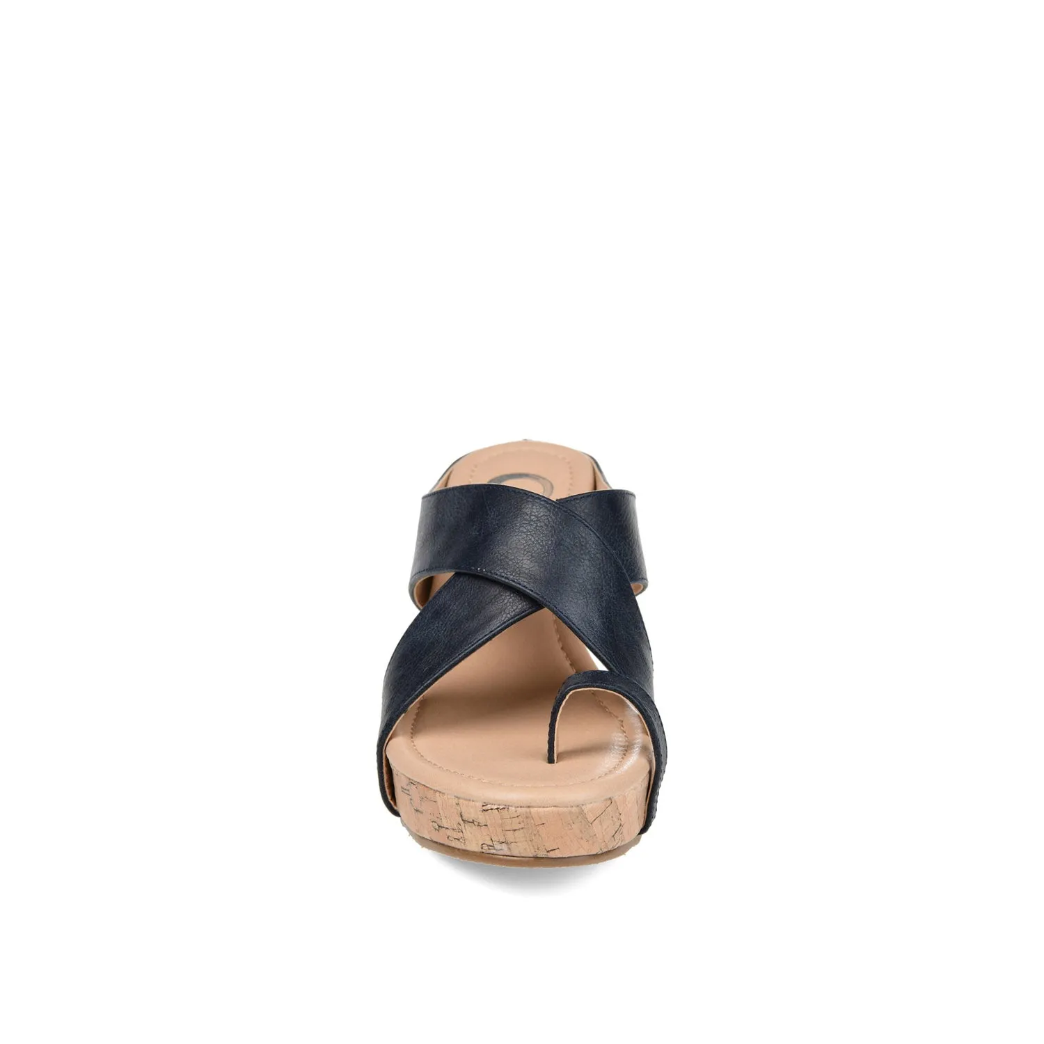 RAYNA WEDGE HEELED SANDAL IN FAUX LEATHER beach walk