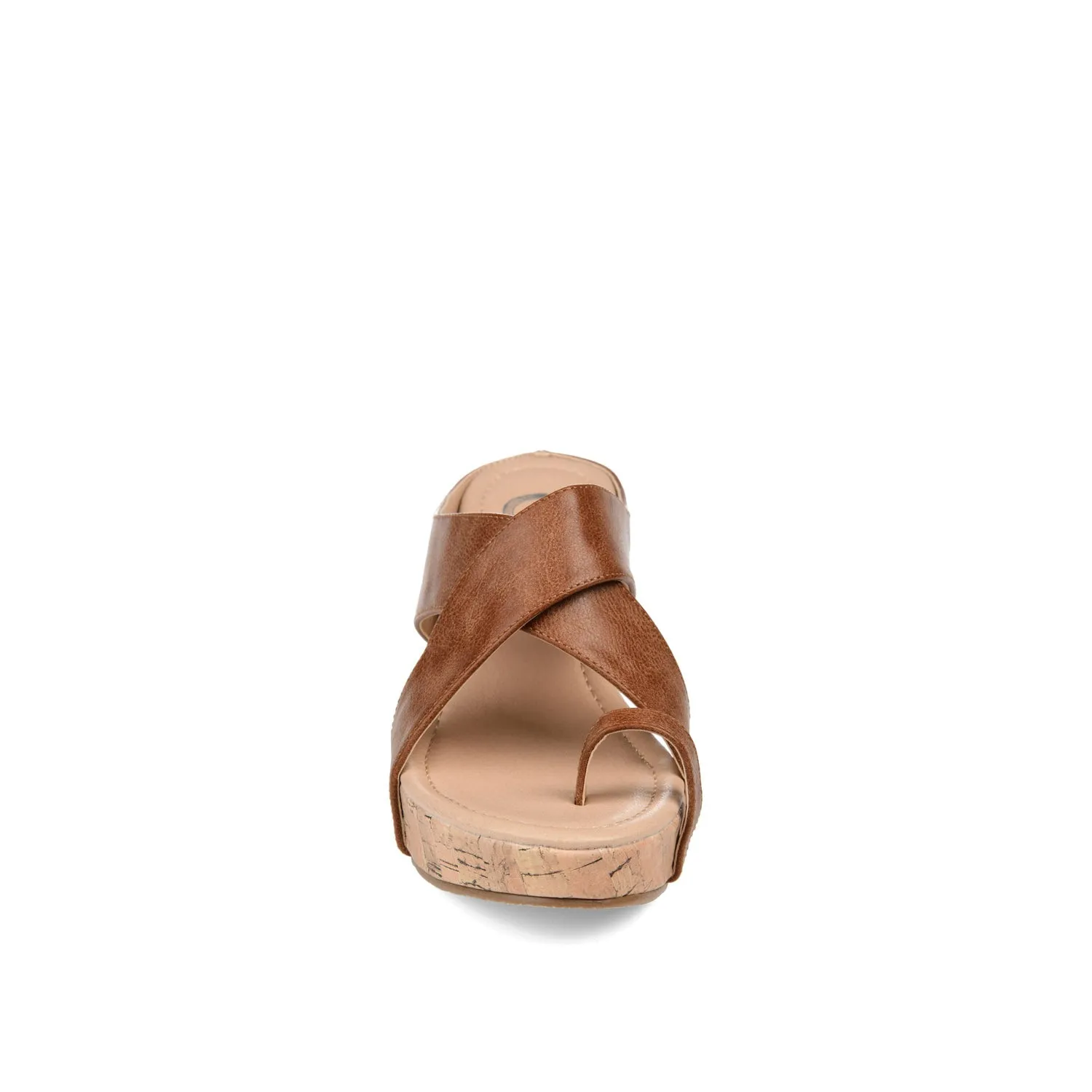 RAYNA WEDGE HEELED SANDAL IN FAUX LEATHER beach walk