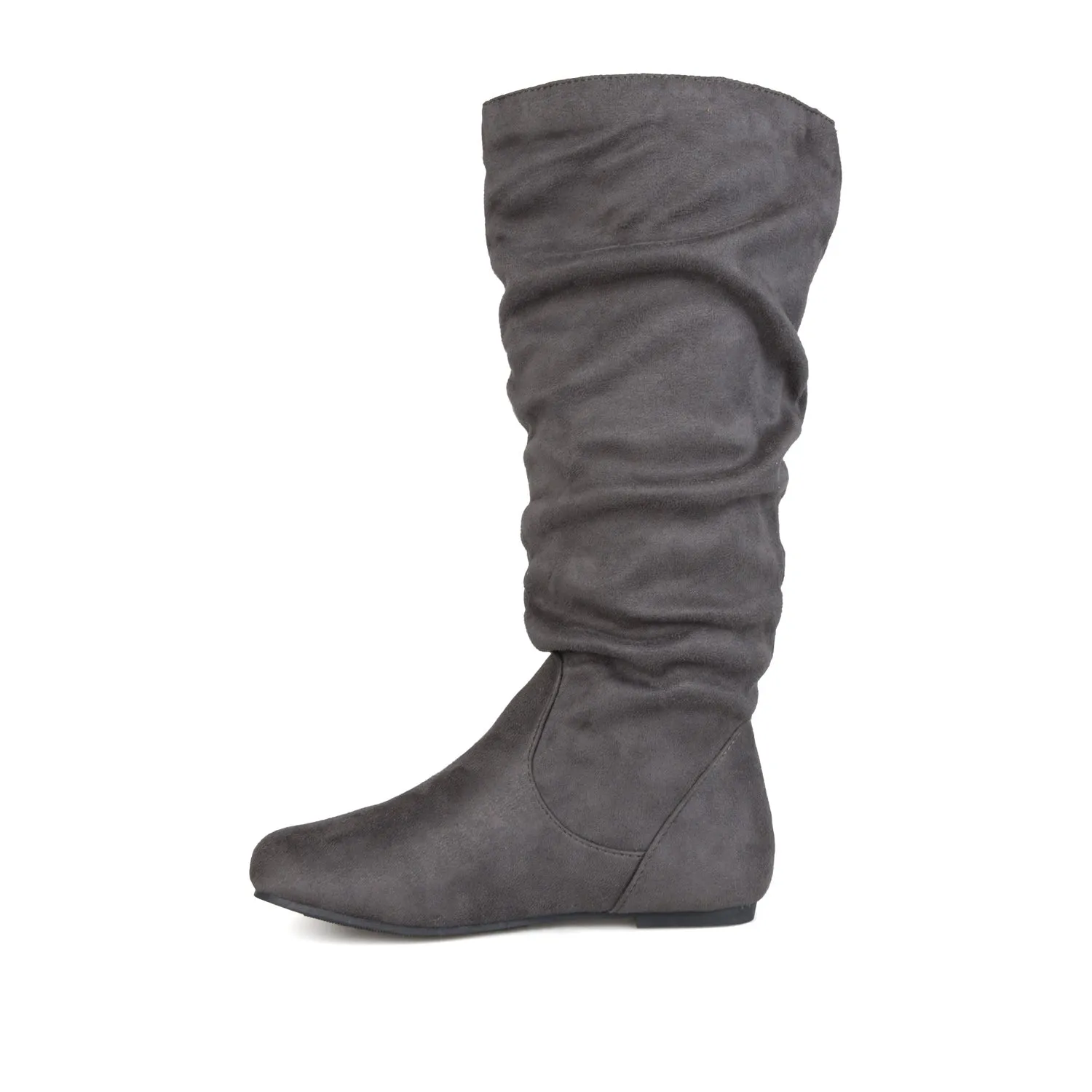 REBECCA KNEE HIGH BOOTS IN FAUX SUEDE narrow fit