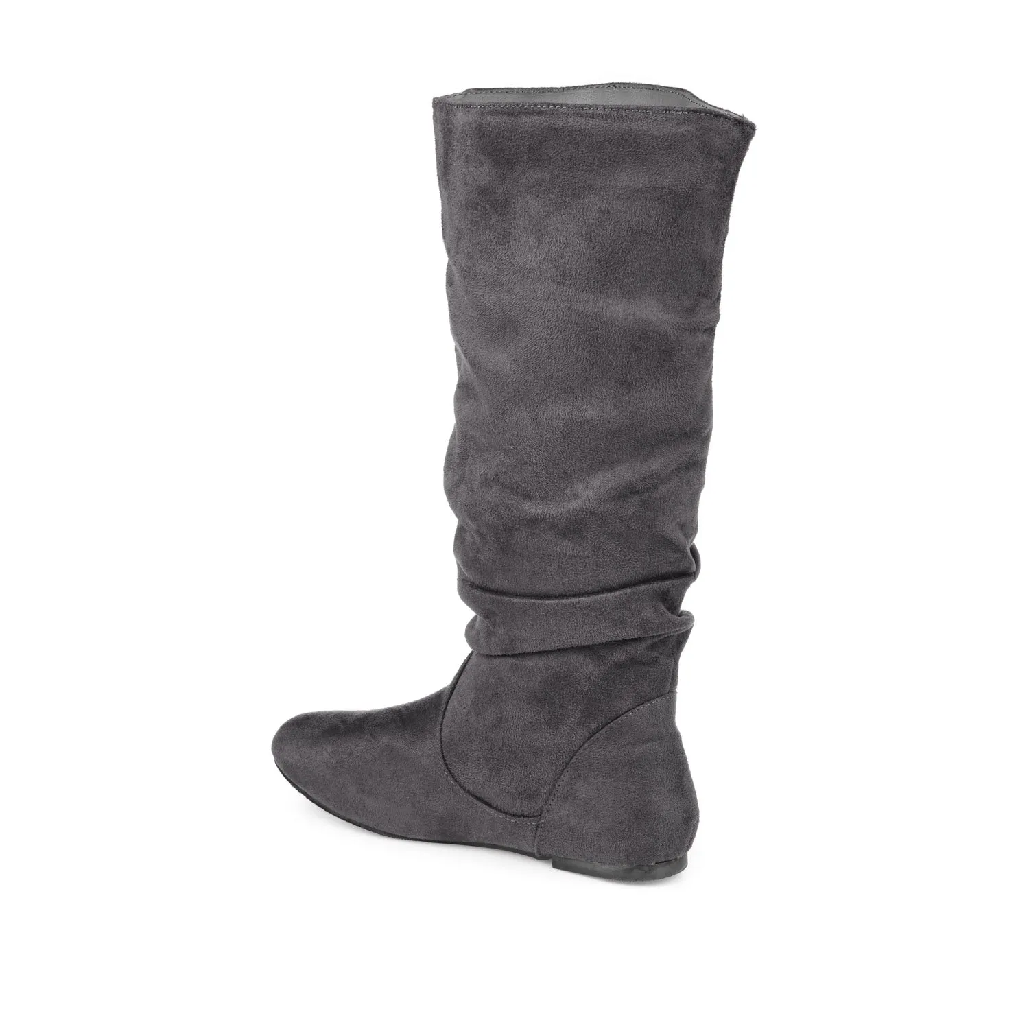 REBECCA KNEE HIGH BOOTS IN FAUX SUEDE narrow fit