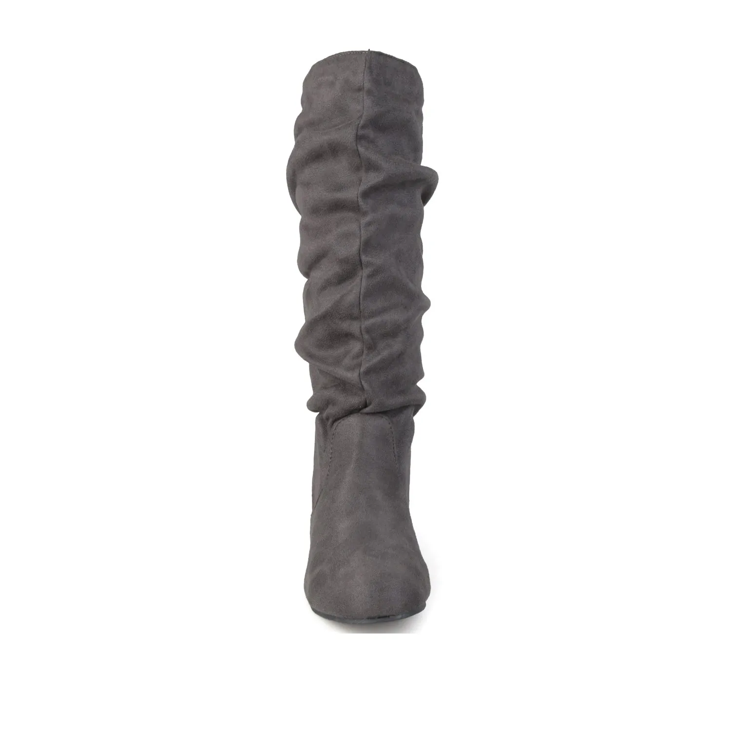 REBECCA KNEE HIGH BOOTS IN FAUX SUEDE narrow fit