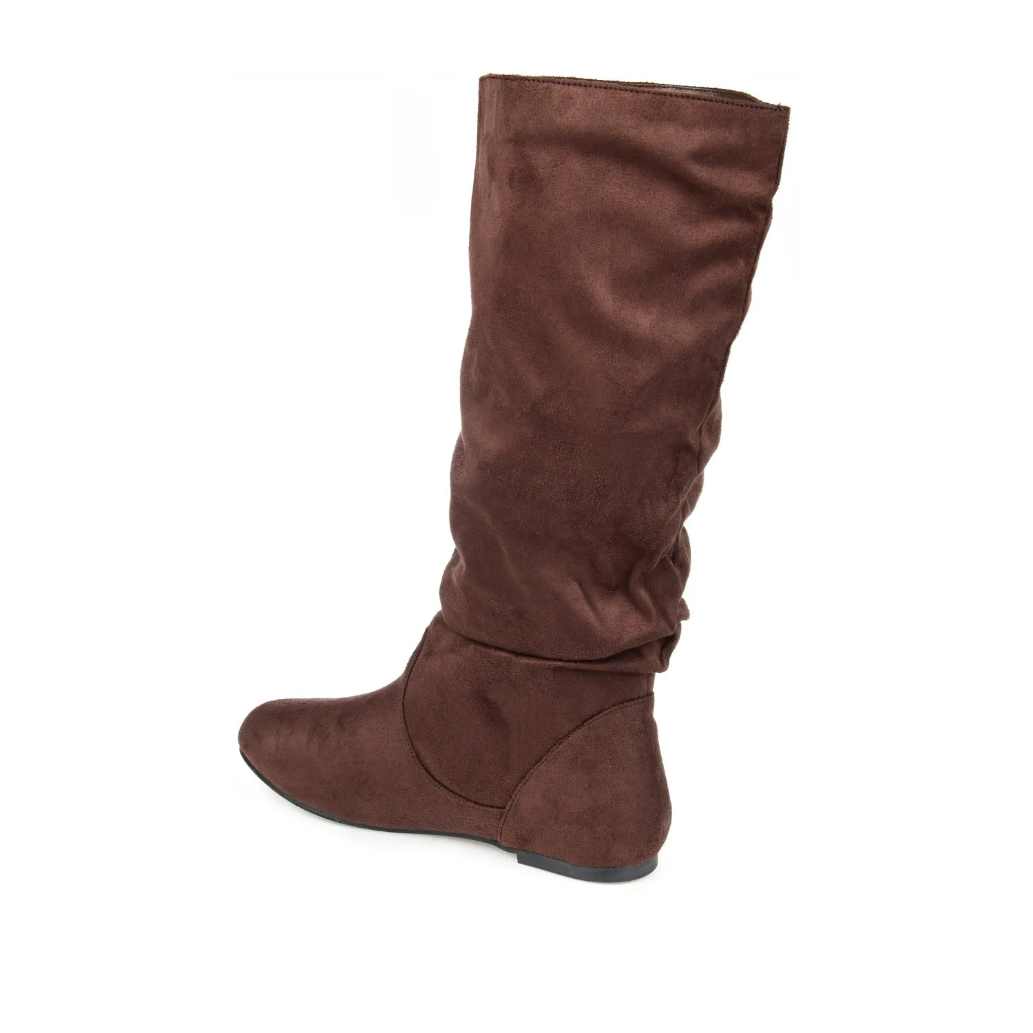 REBECCA KNEE HIGH BOOTS IN FAUX SUEDE narrow fit